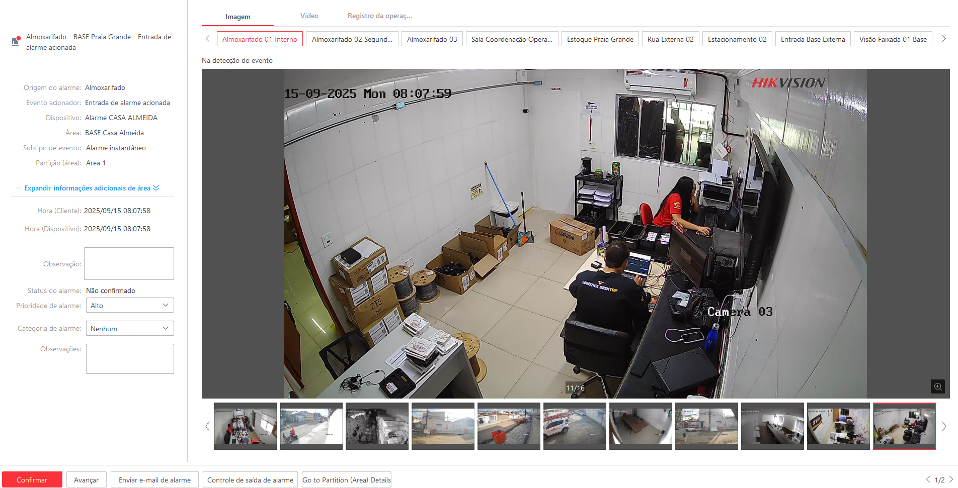 Imagem da ocorrência