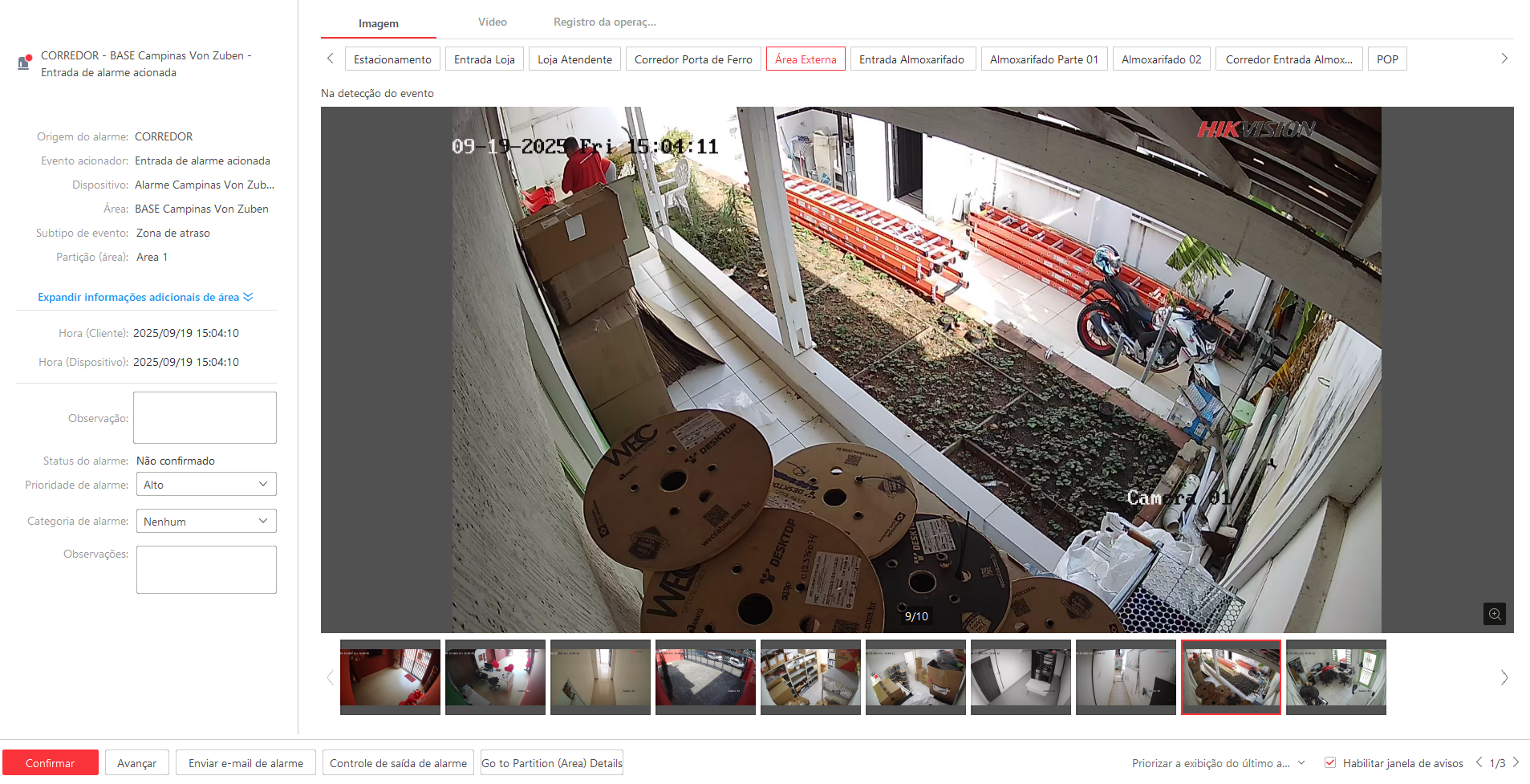 Imagem da ocorrência