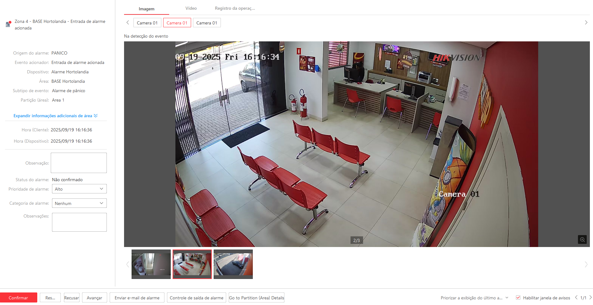 Imagem da ocorrência