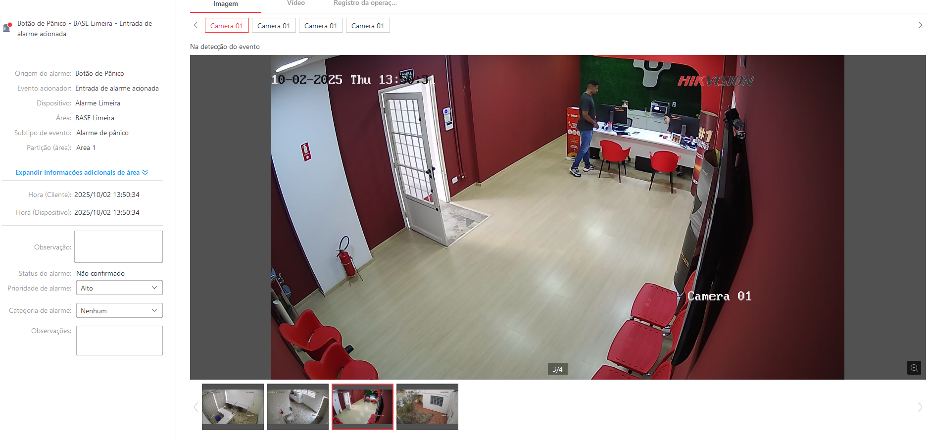 Imagem da ocorrência