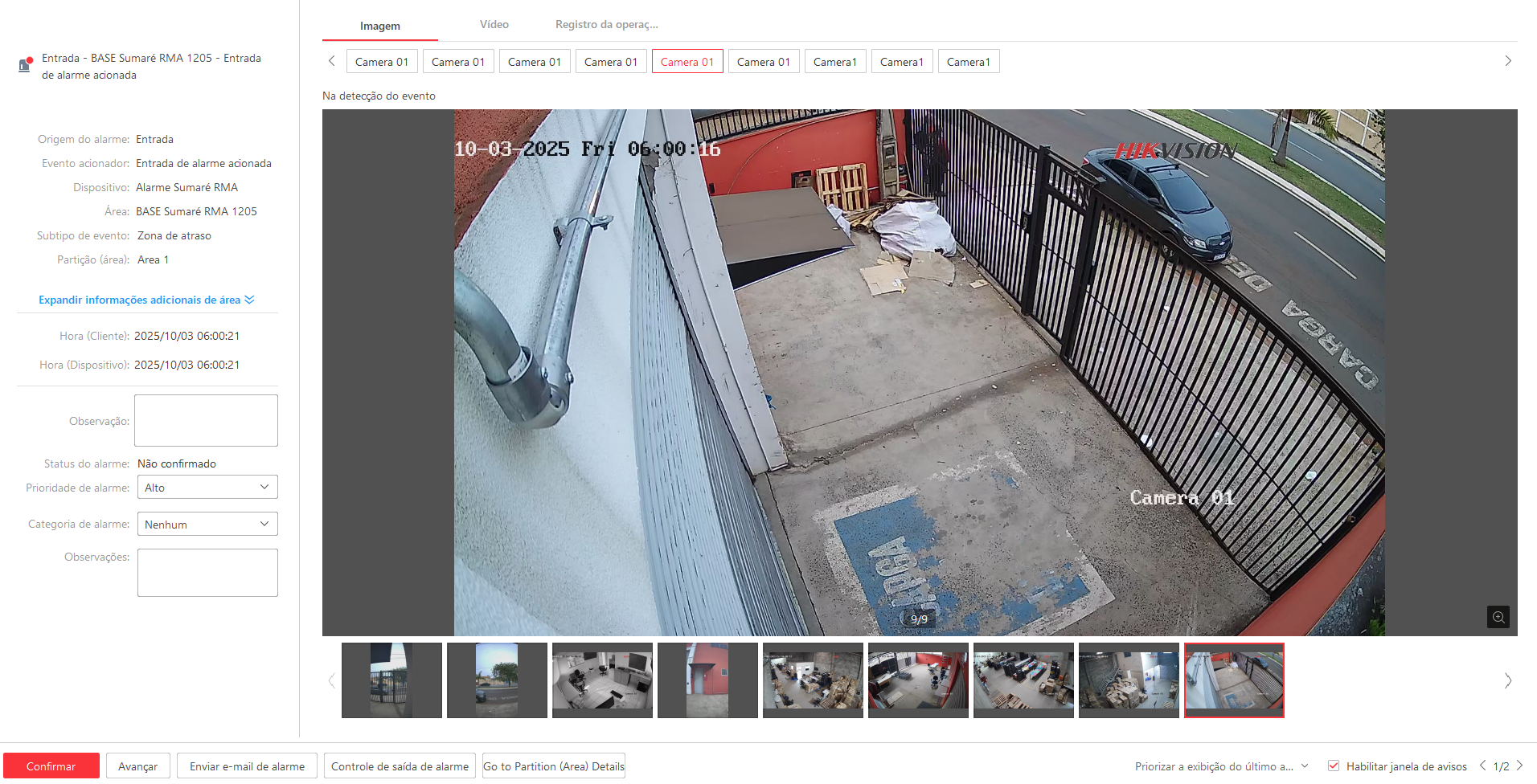 Imagem da ocorrência