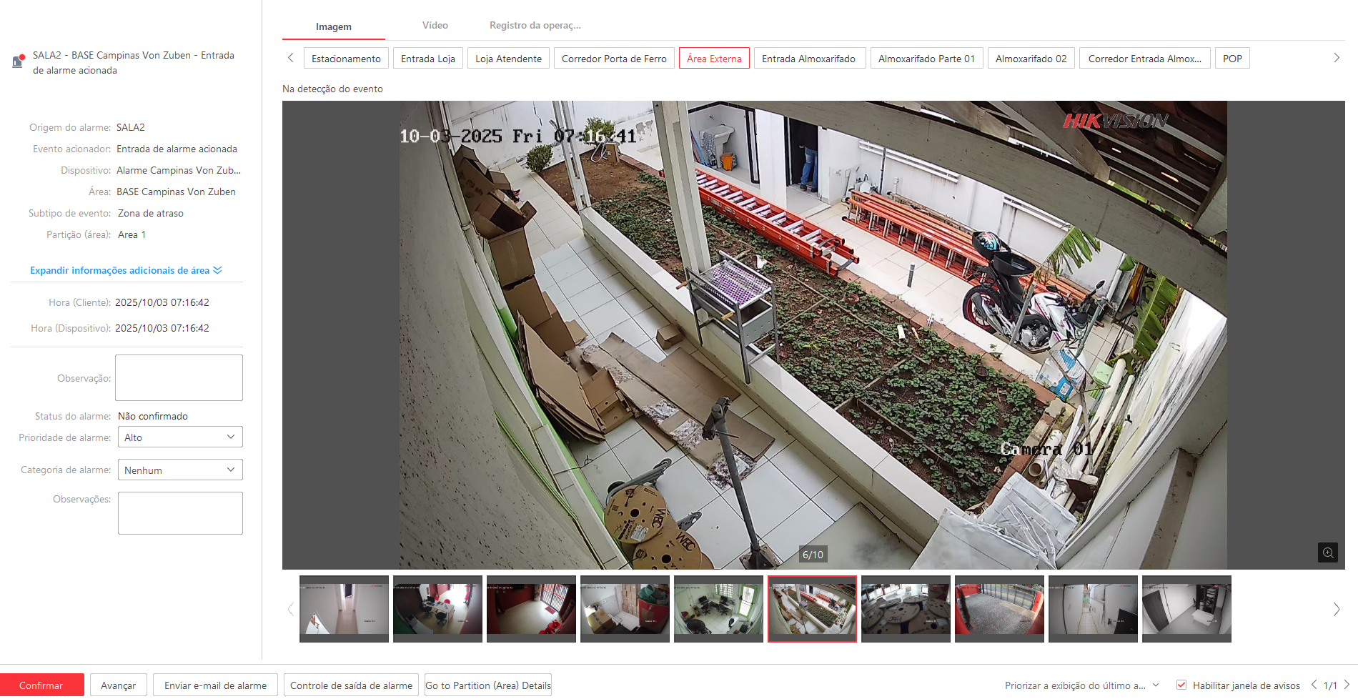 Imagem da ocorrência