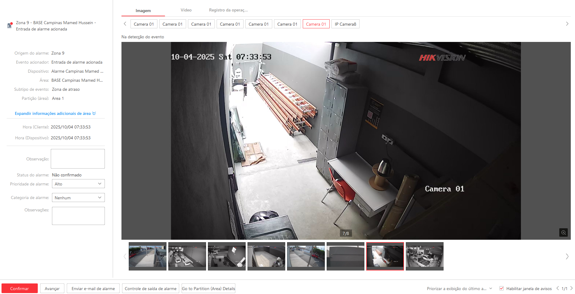 Imagem da ocorrência