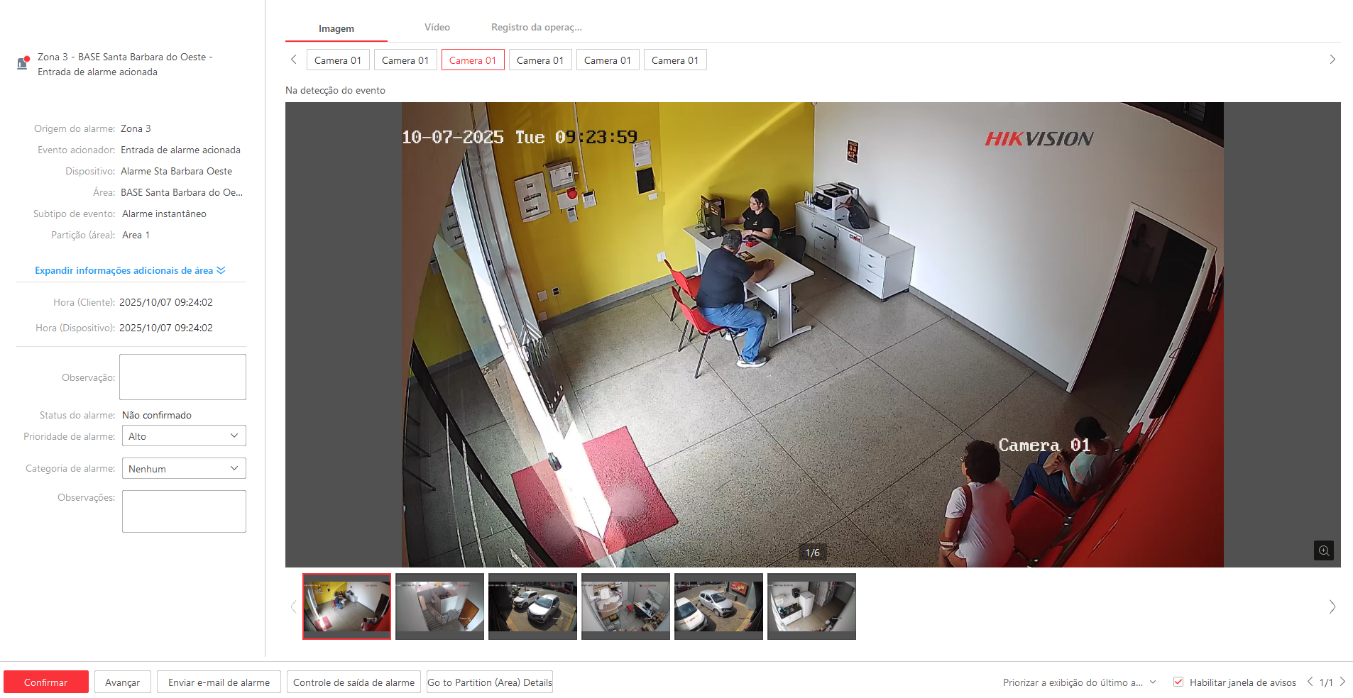 Imagem da ocorrência