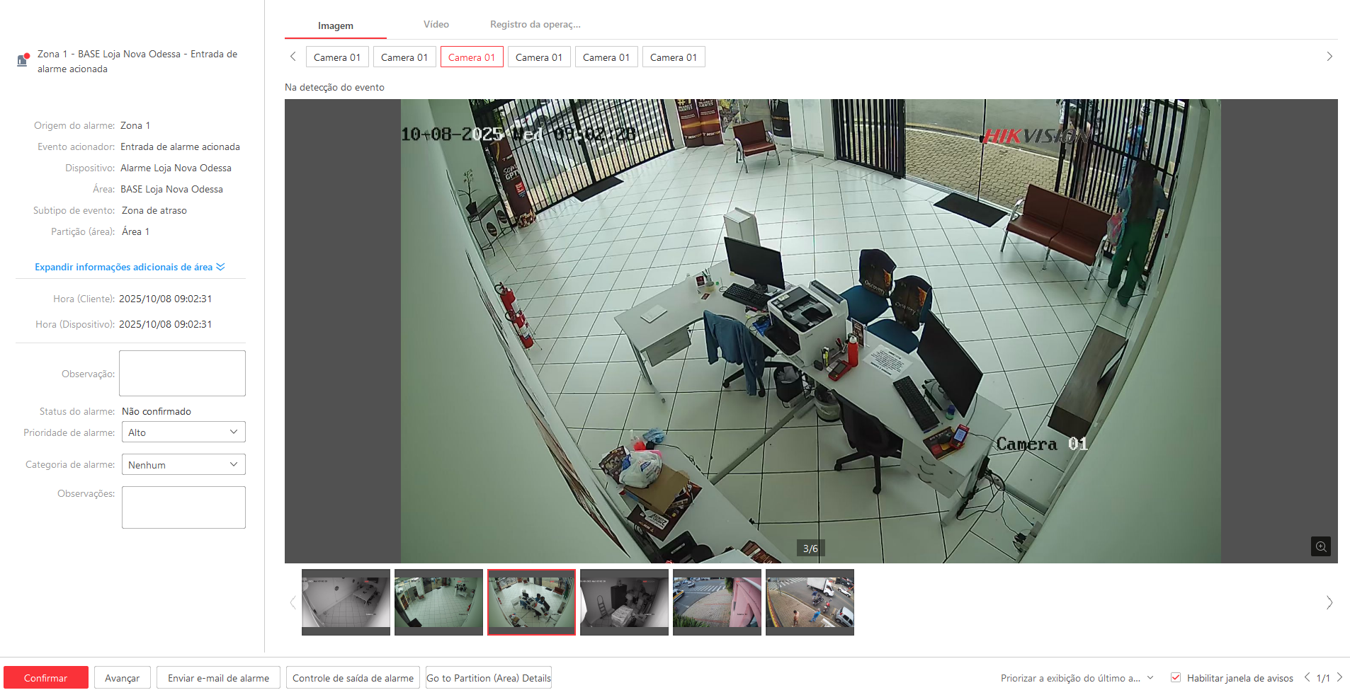 Imagem da ocorrência