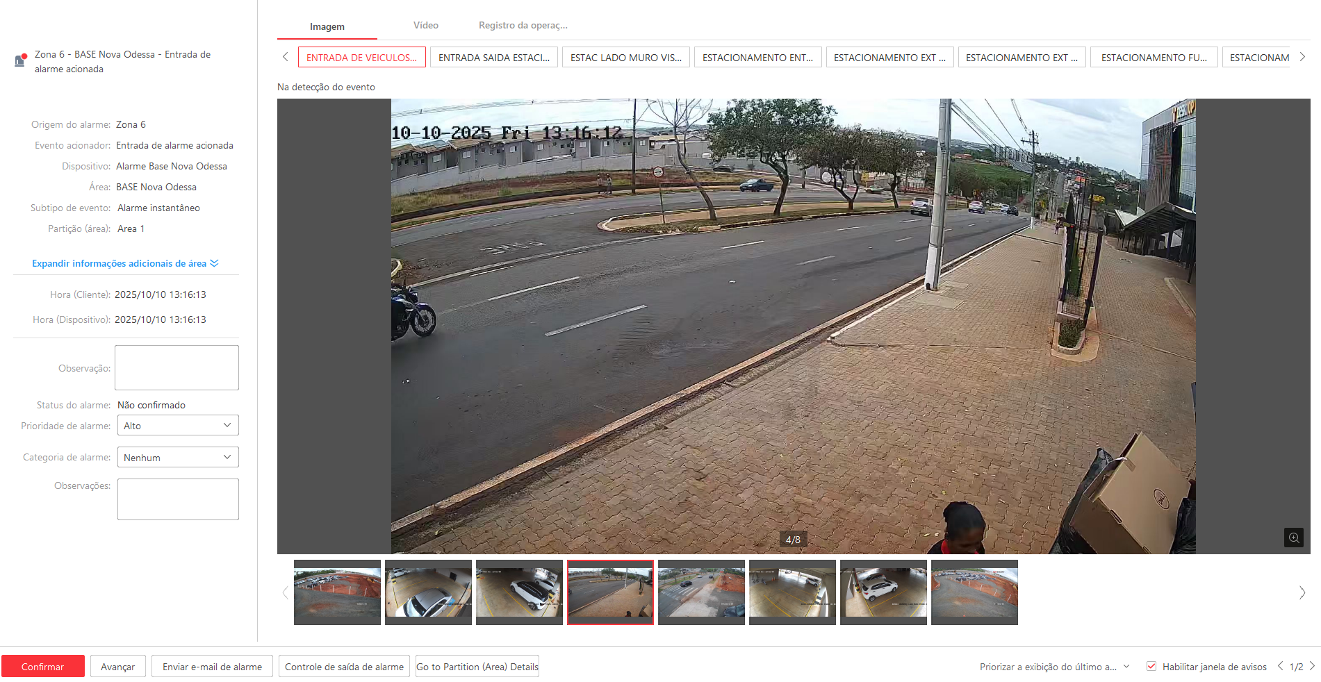 Imagem da ocorrência