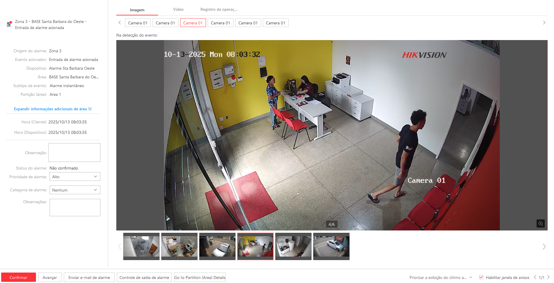 Imagem da ocorrência