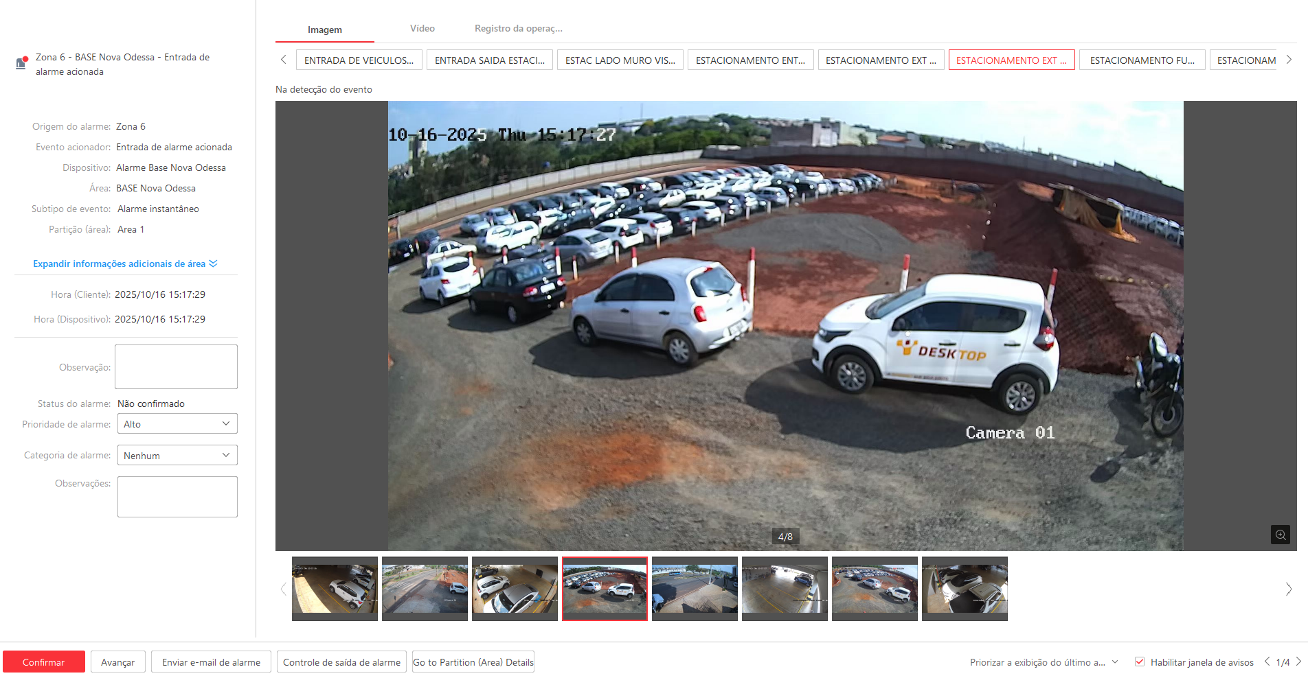 Imagem da ocorrência