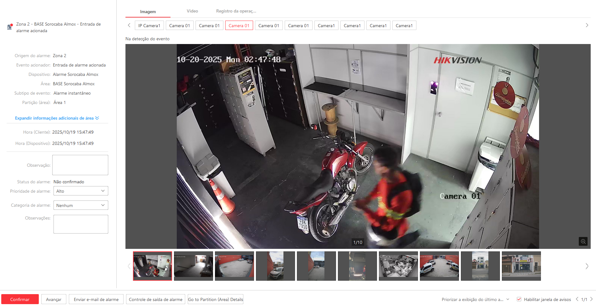 Imagem da ocorrência