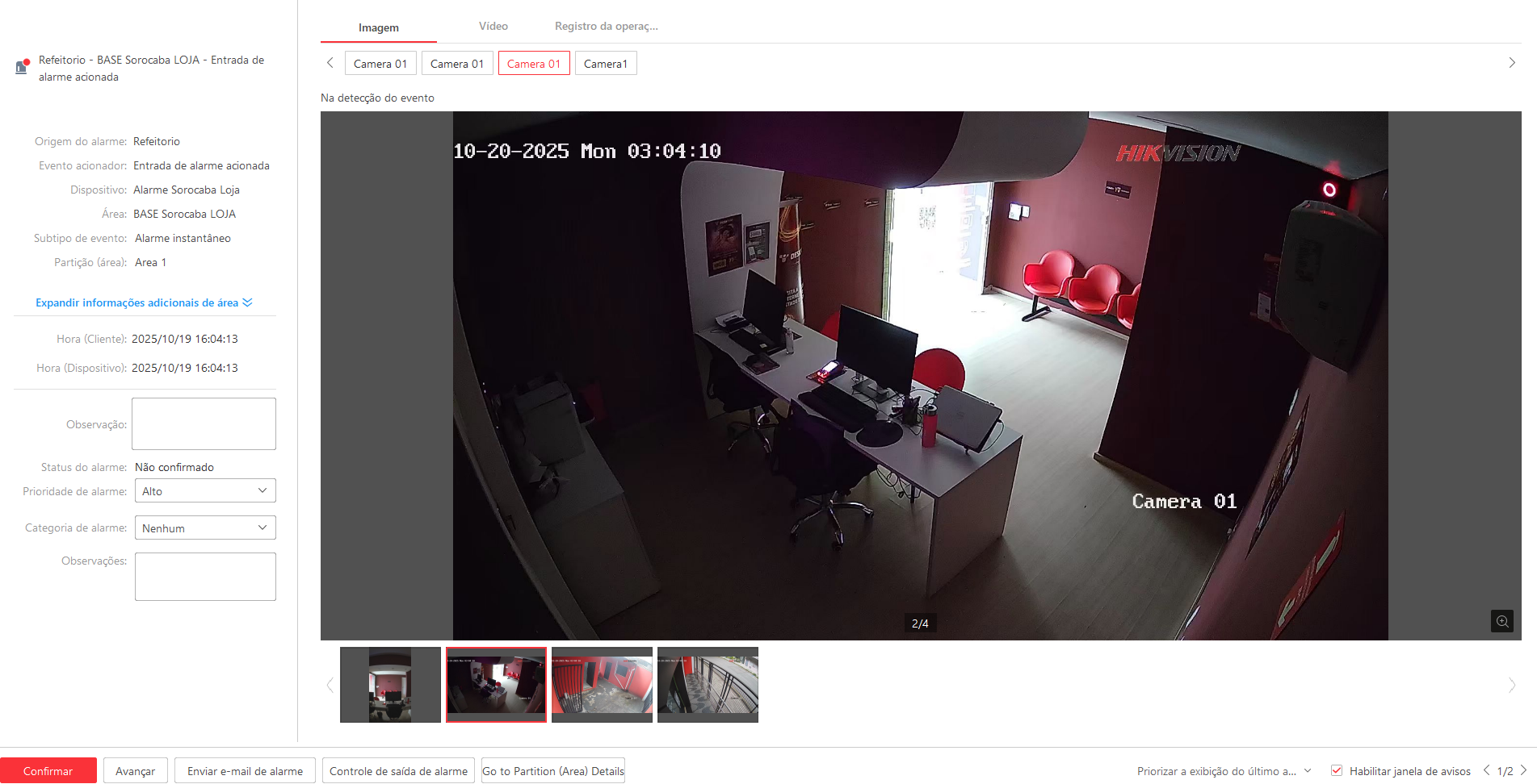 Imagem da ocorrência