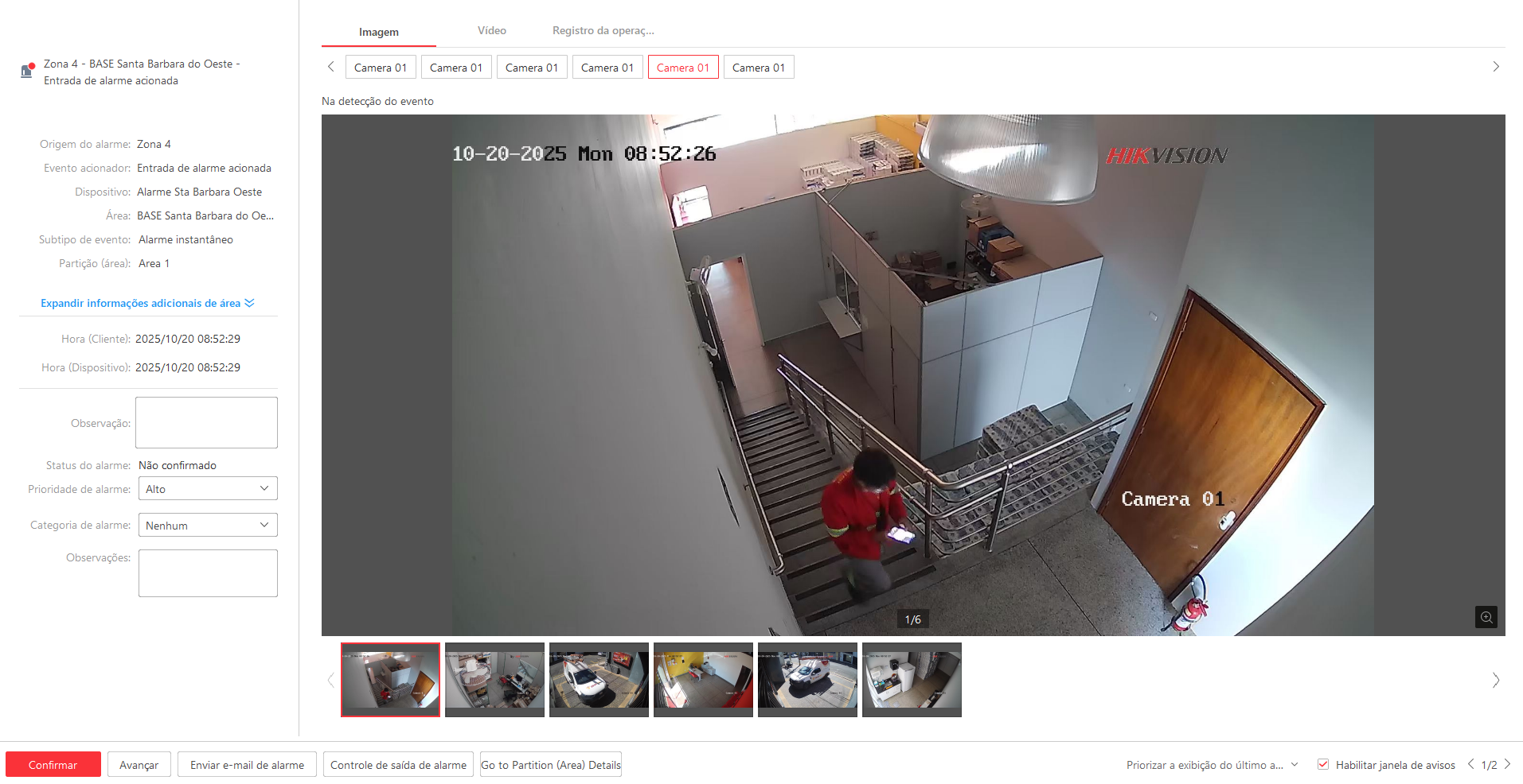 Imagem da ocorrência