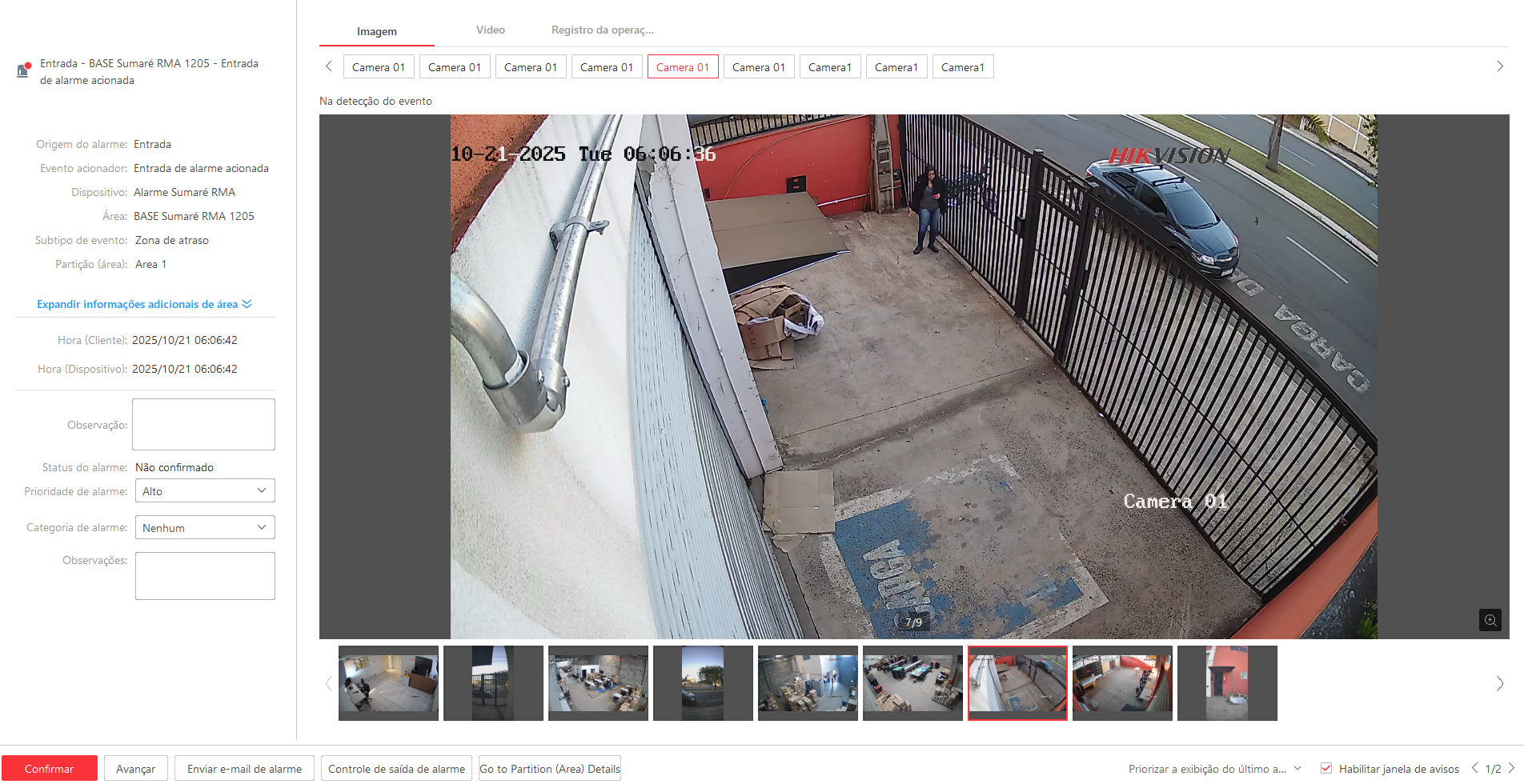 Imagem da ocorrência