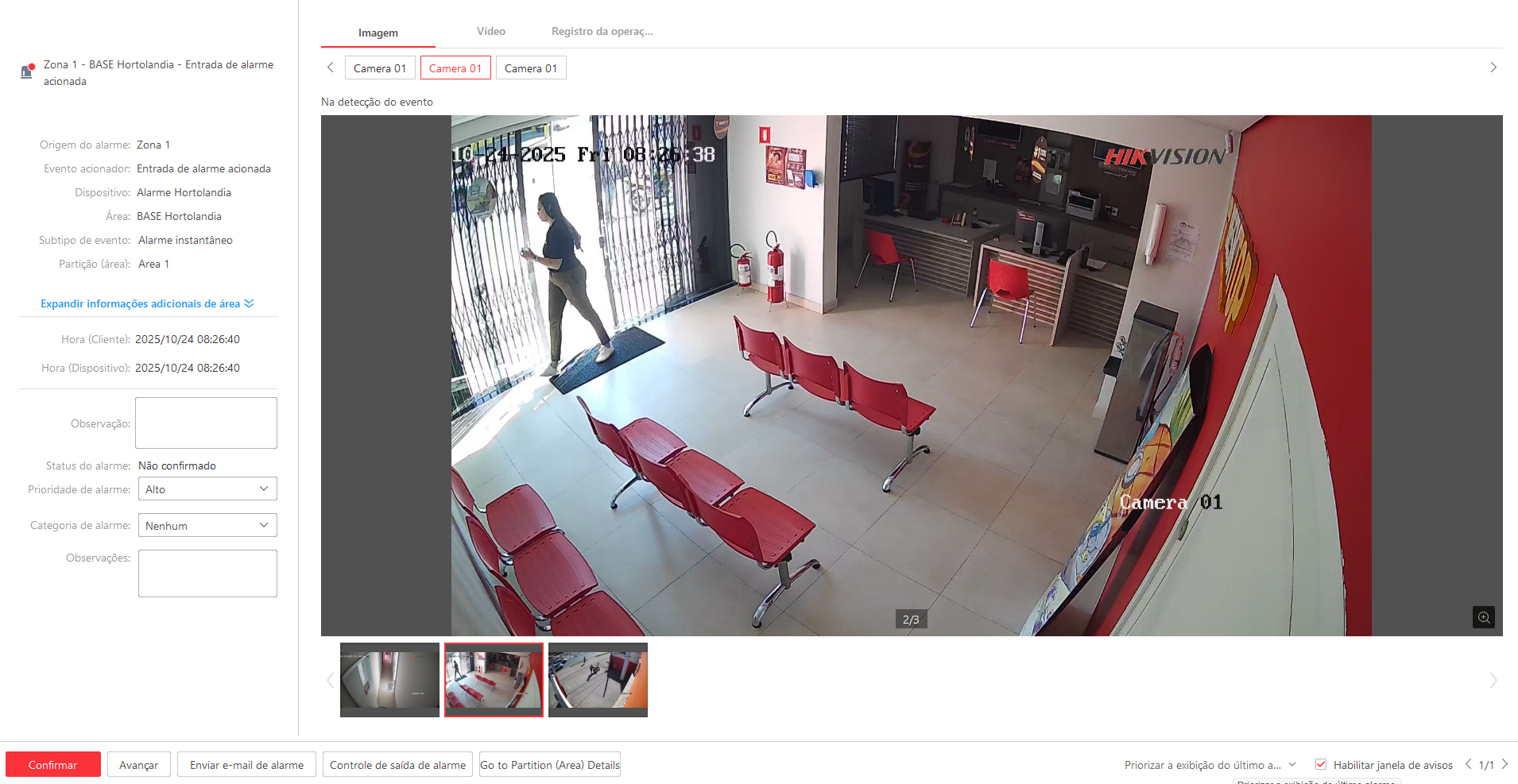 Imagem da ocorrência