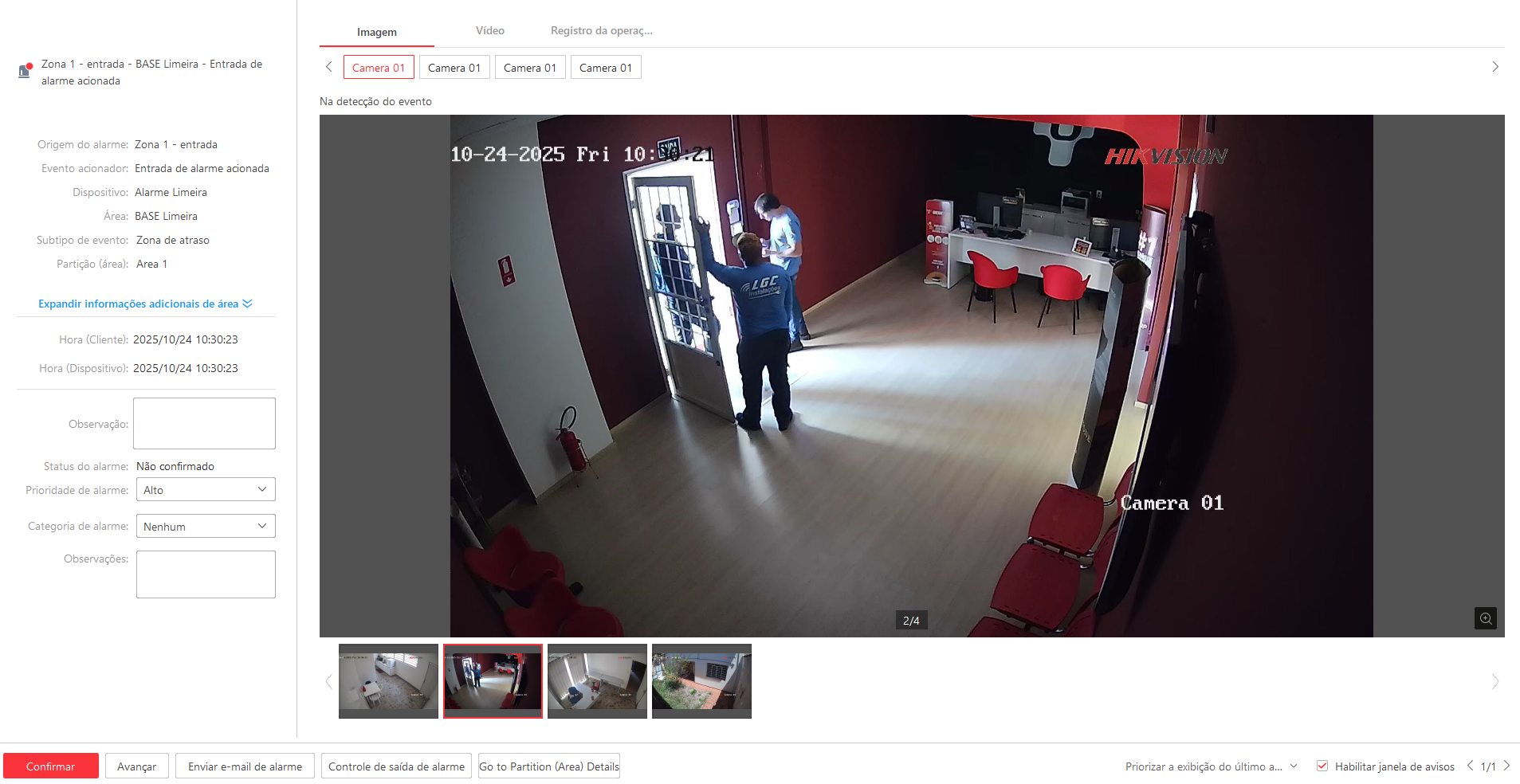 Imagem da ocorrência