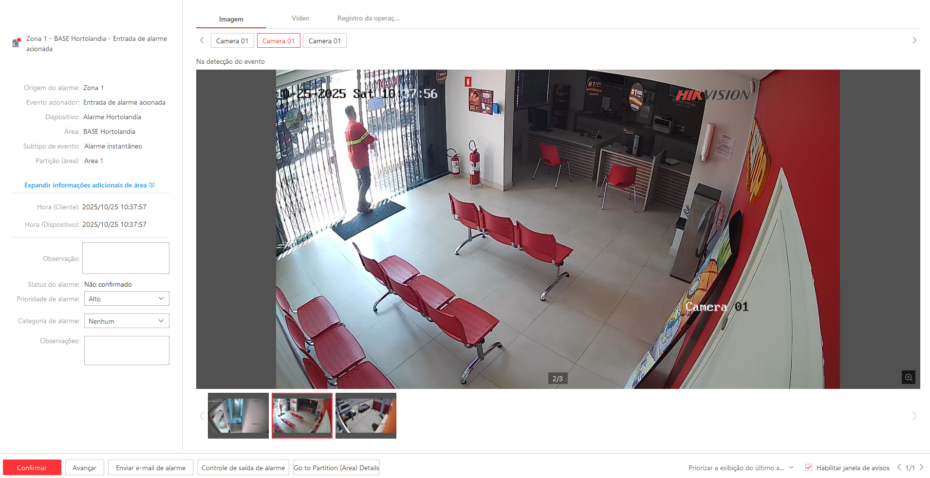 Imagem da ocorrência