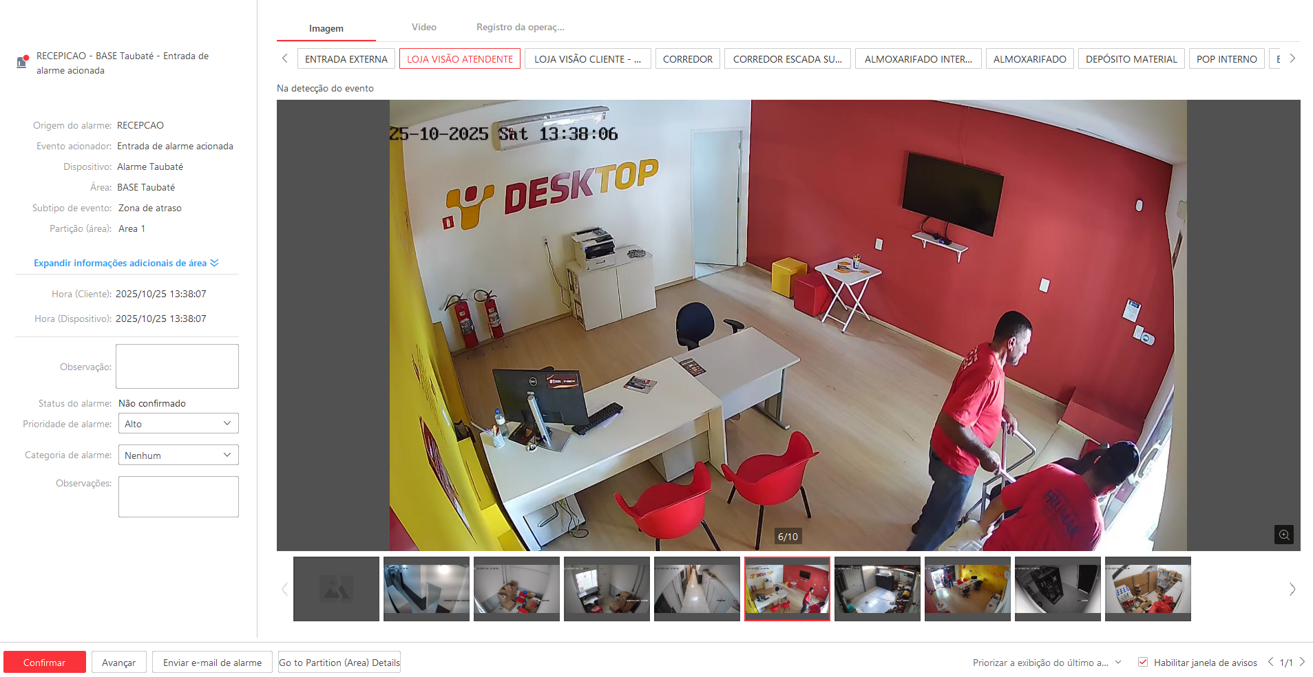 Imagem da ocorrência