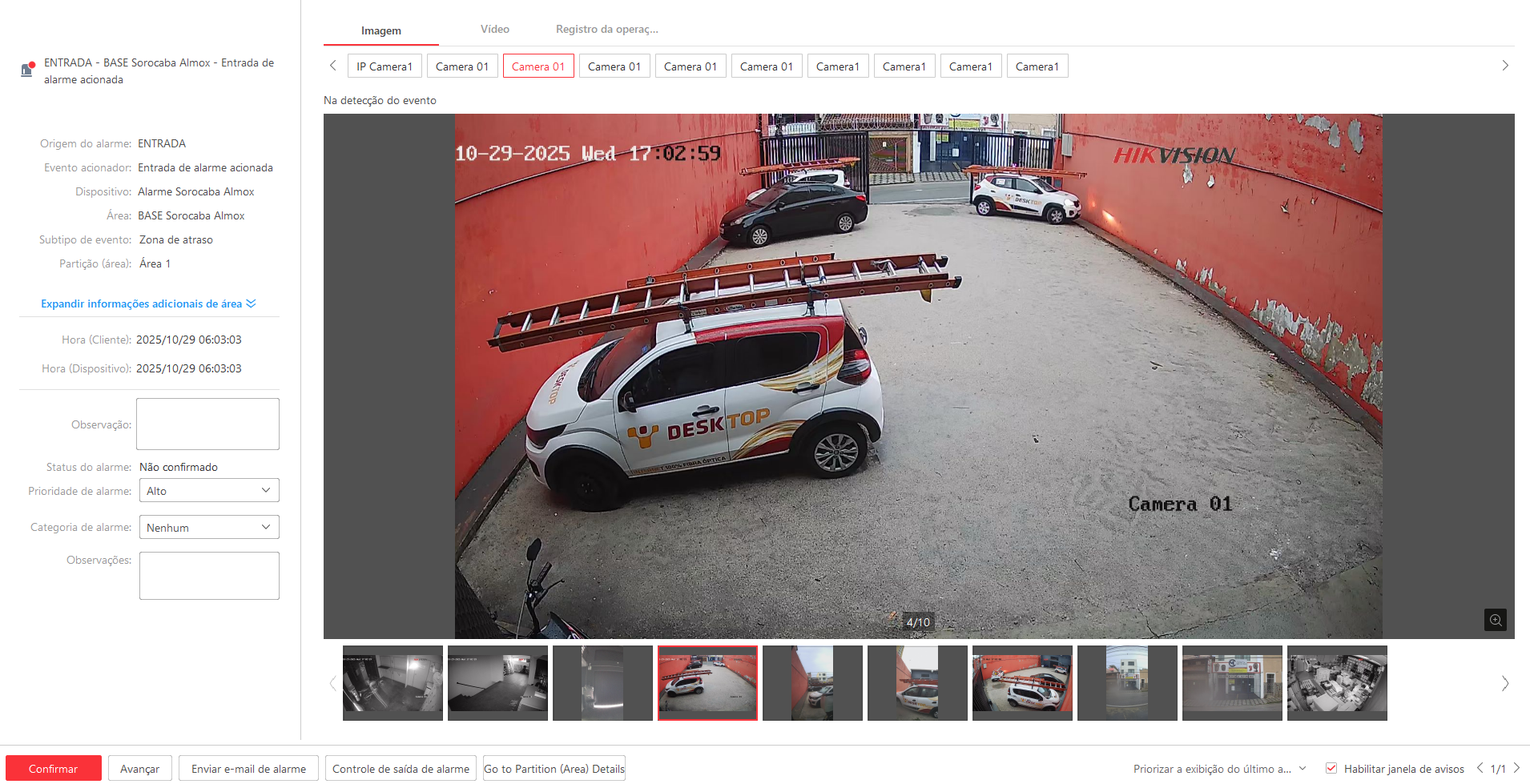 Imagem da ocorrência