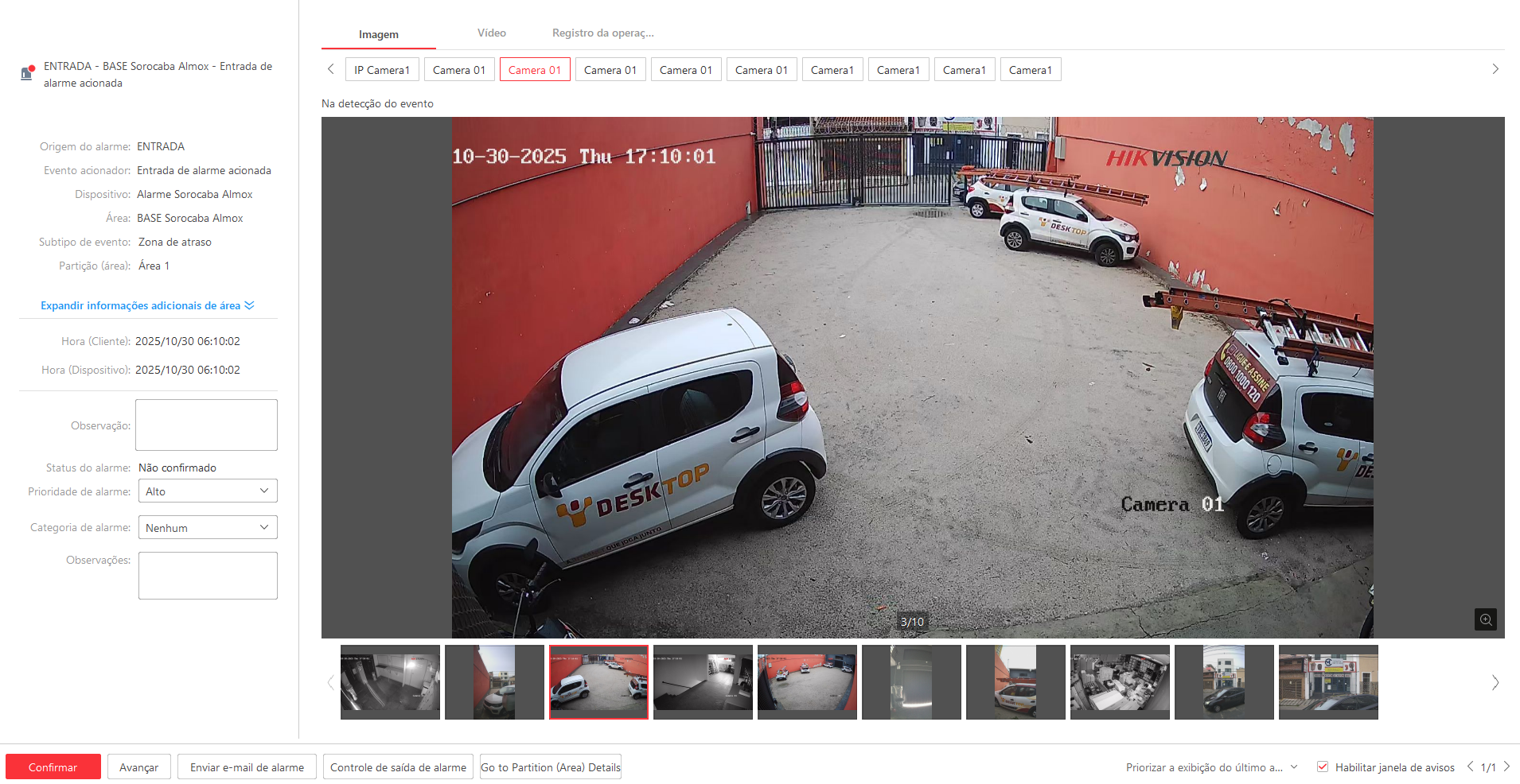 Imagem da ocorrência