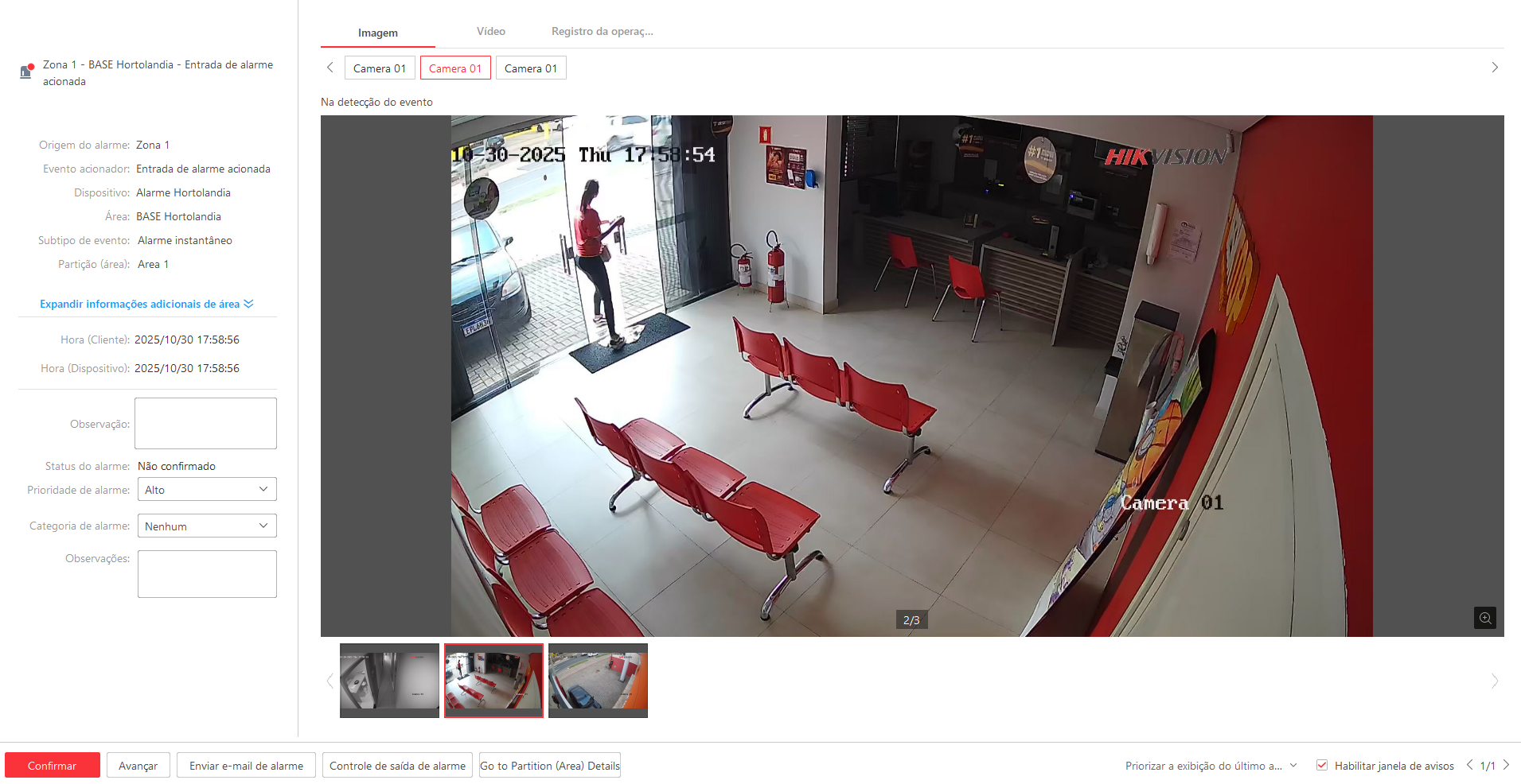 Imagem da ocorrência