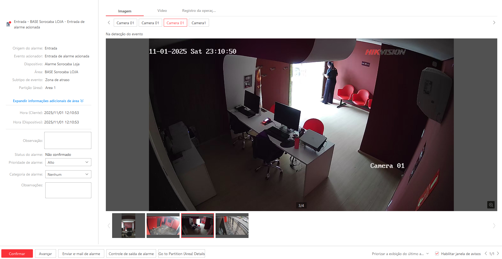 Imagem da ocorrência