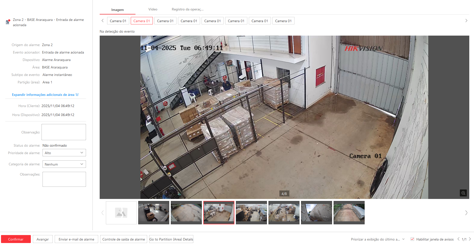 Imagem da ocorrência