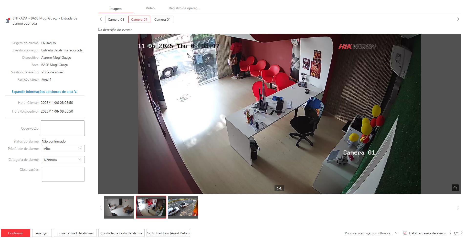 Imagem da ocorrência