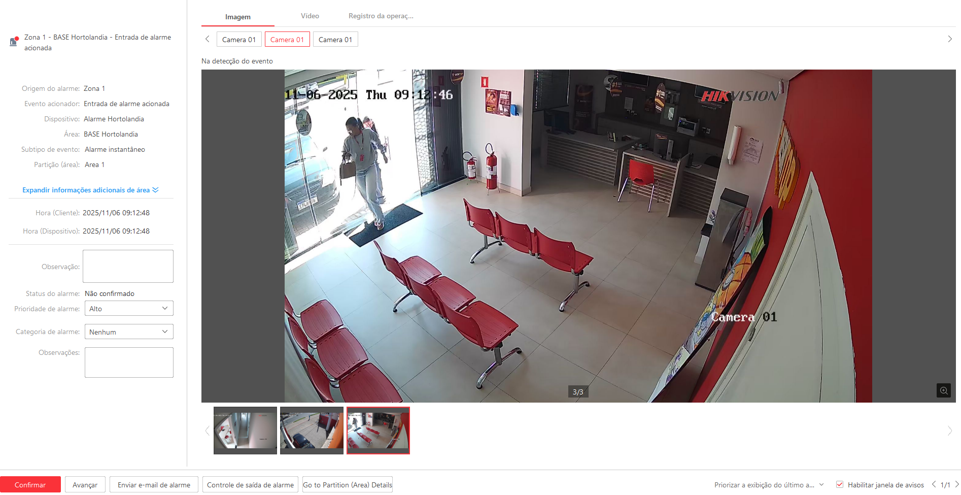 Imagem da ocorrência