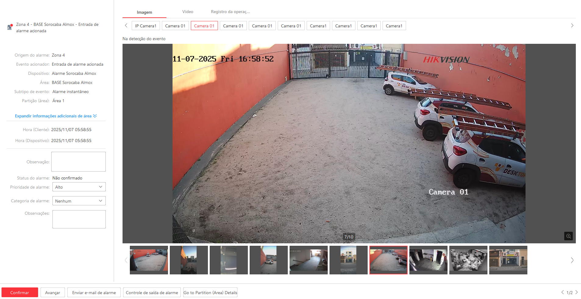 Imagem da ocorrência