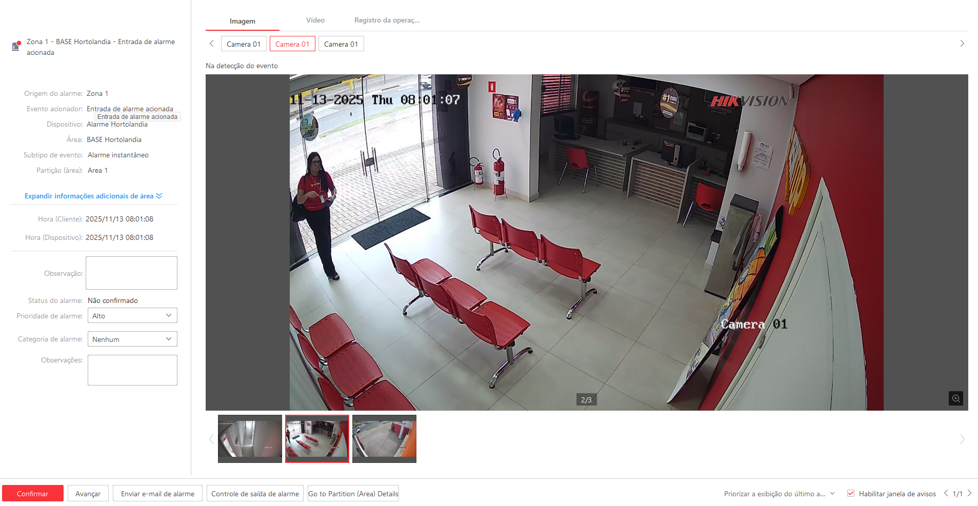 Imagem da ocorrência