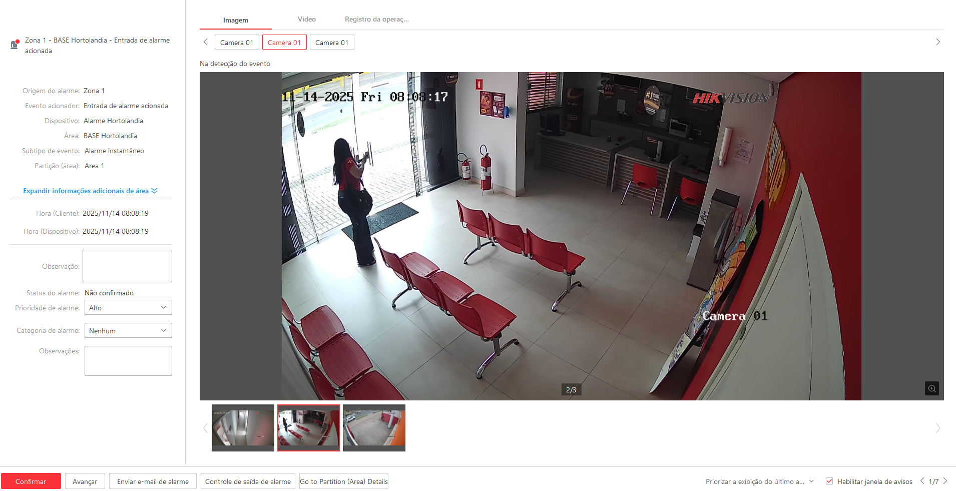 Imagem da ocorrência