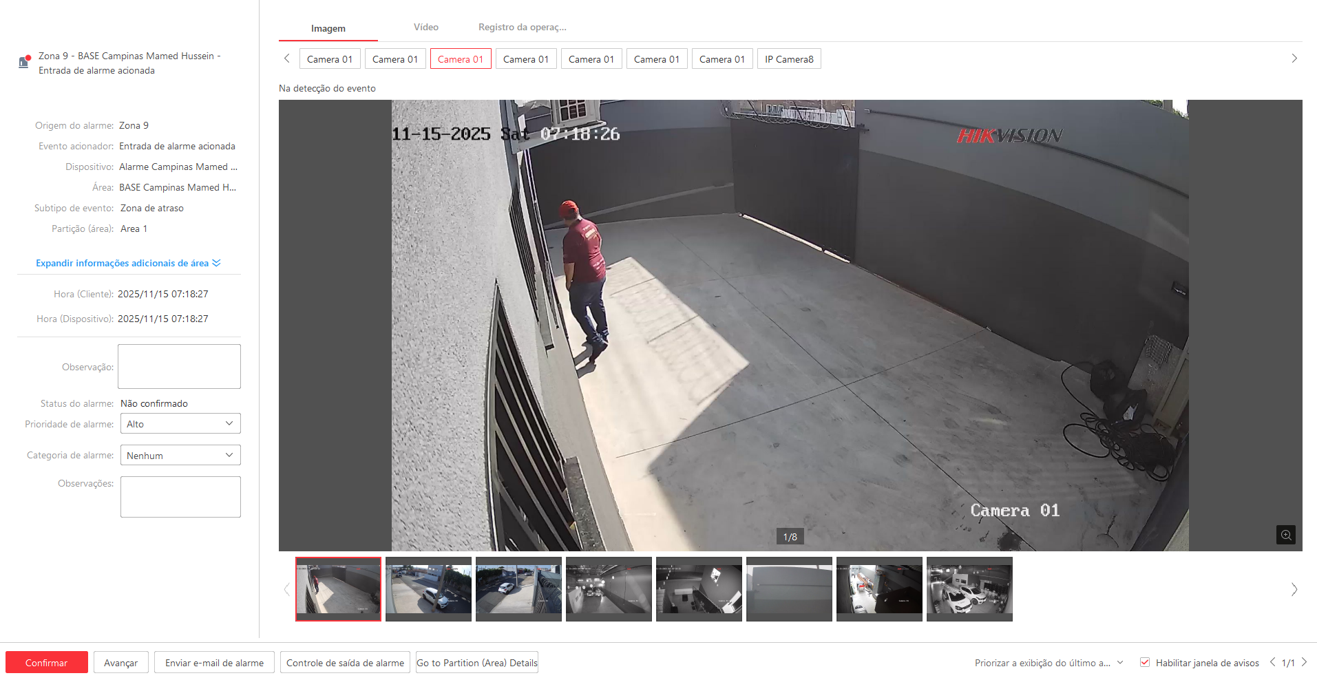 Imagem da ocorrência