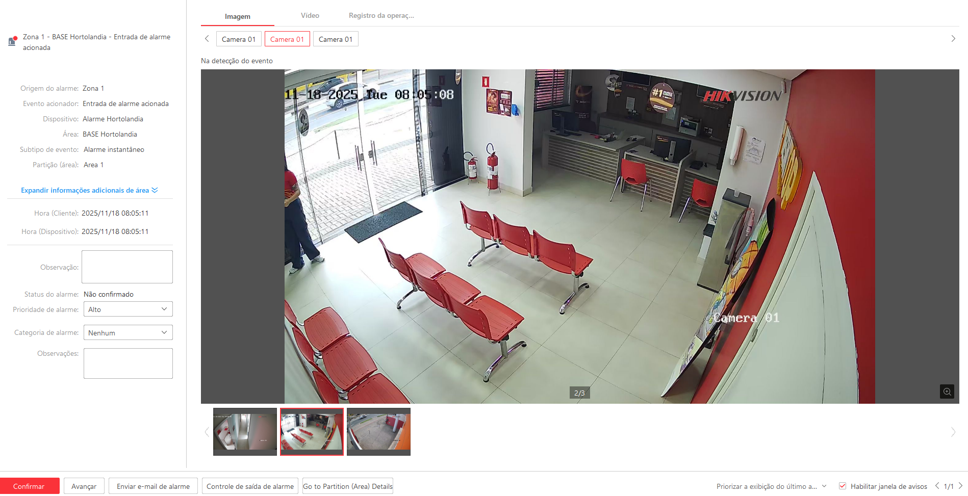 Imagem da ocorrência