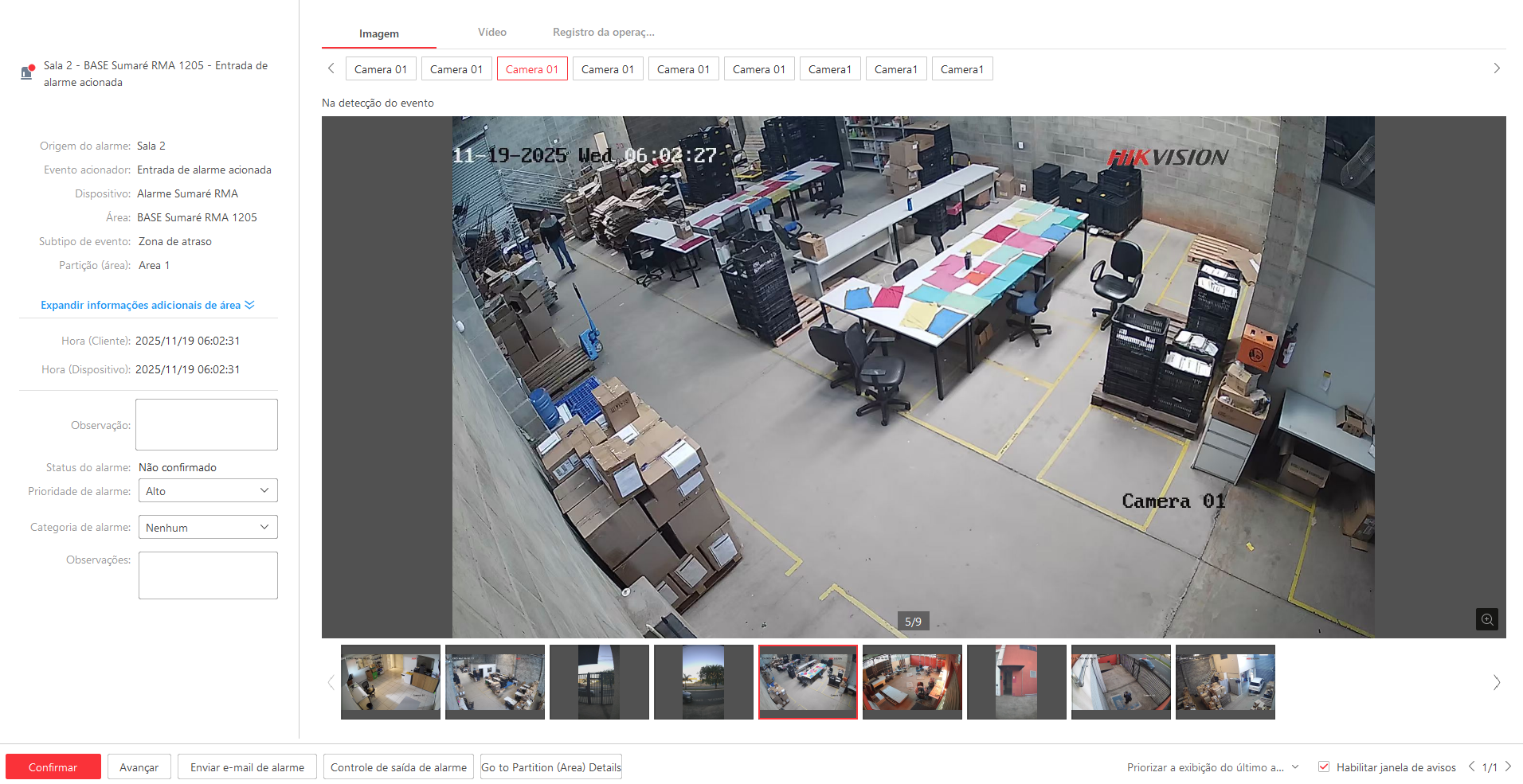 Imagem da ocorrência