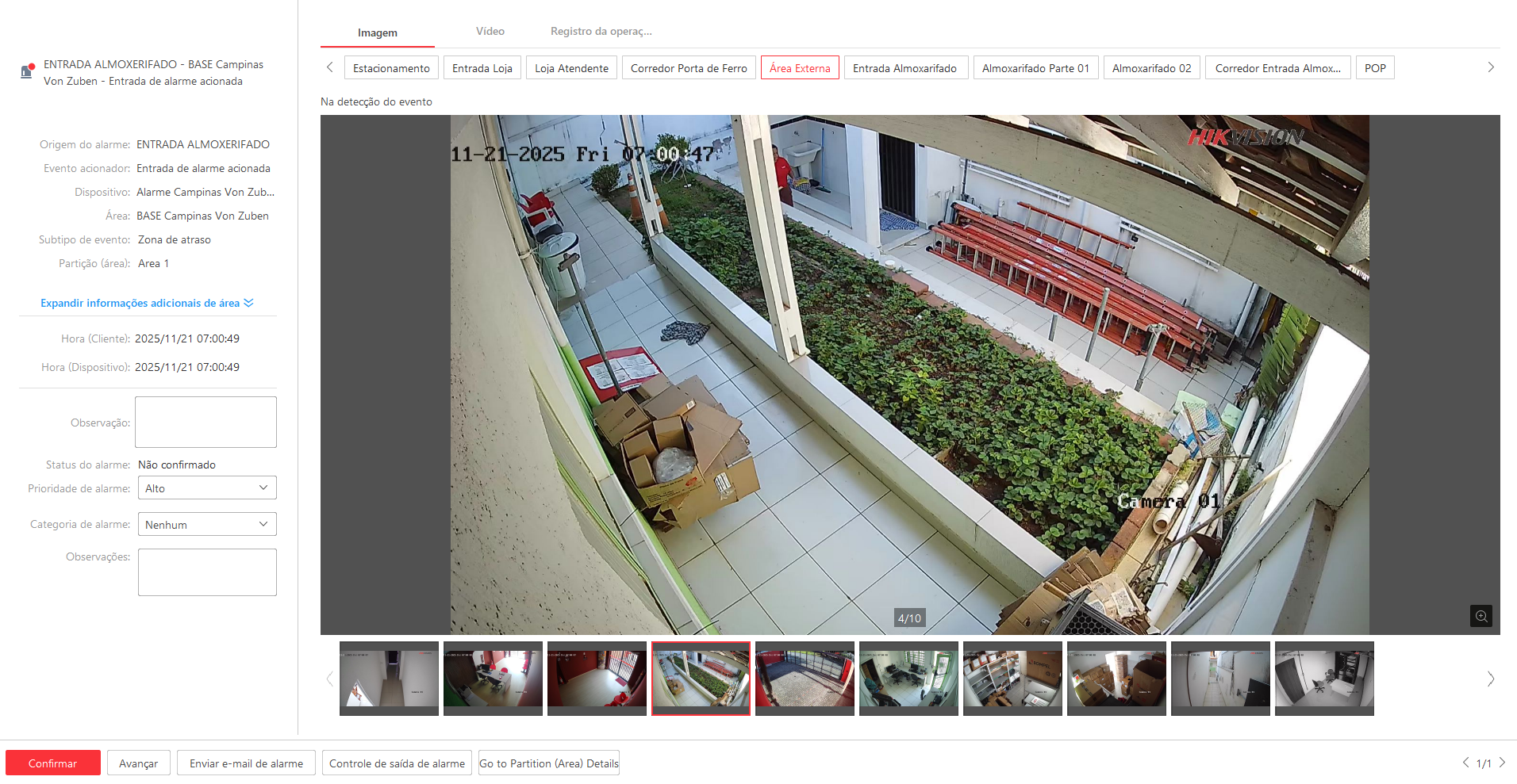 Imagem da ocorrência