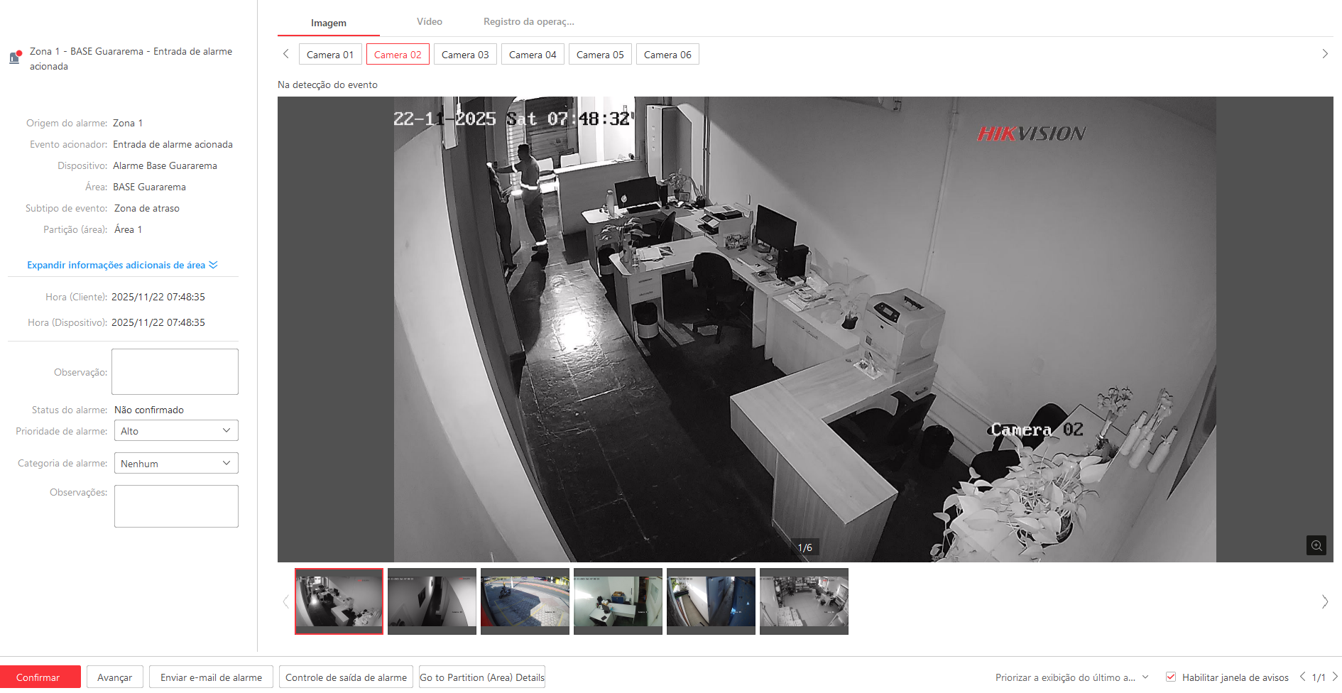 Imagem da ocorrência