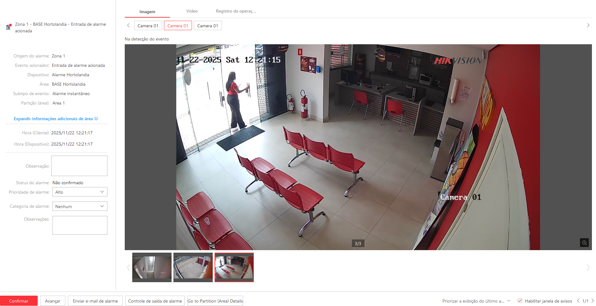 Imagem da ocorrência