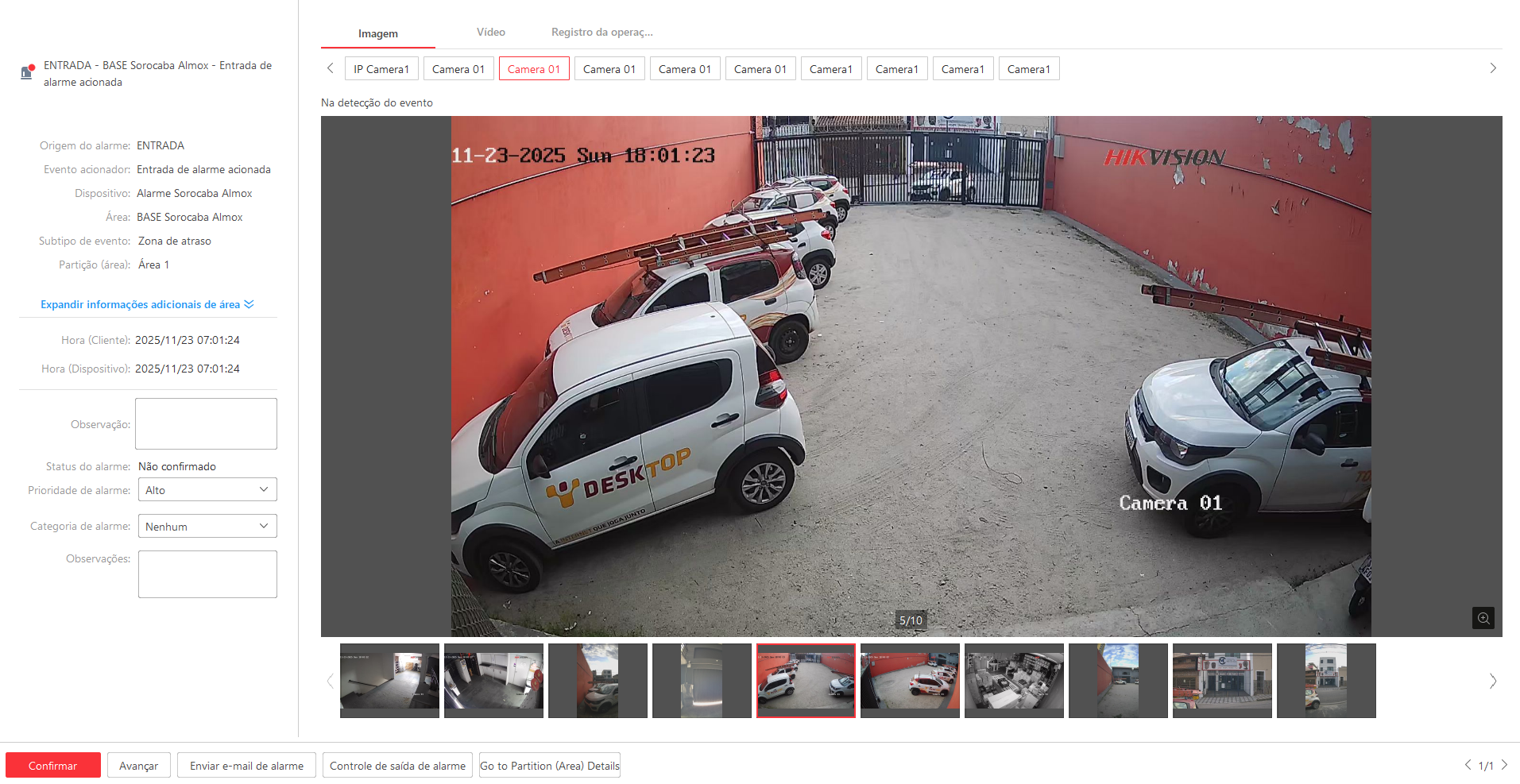 Imagem da ocorrência