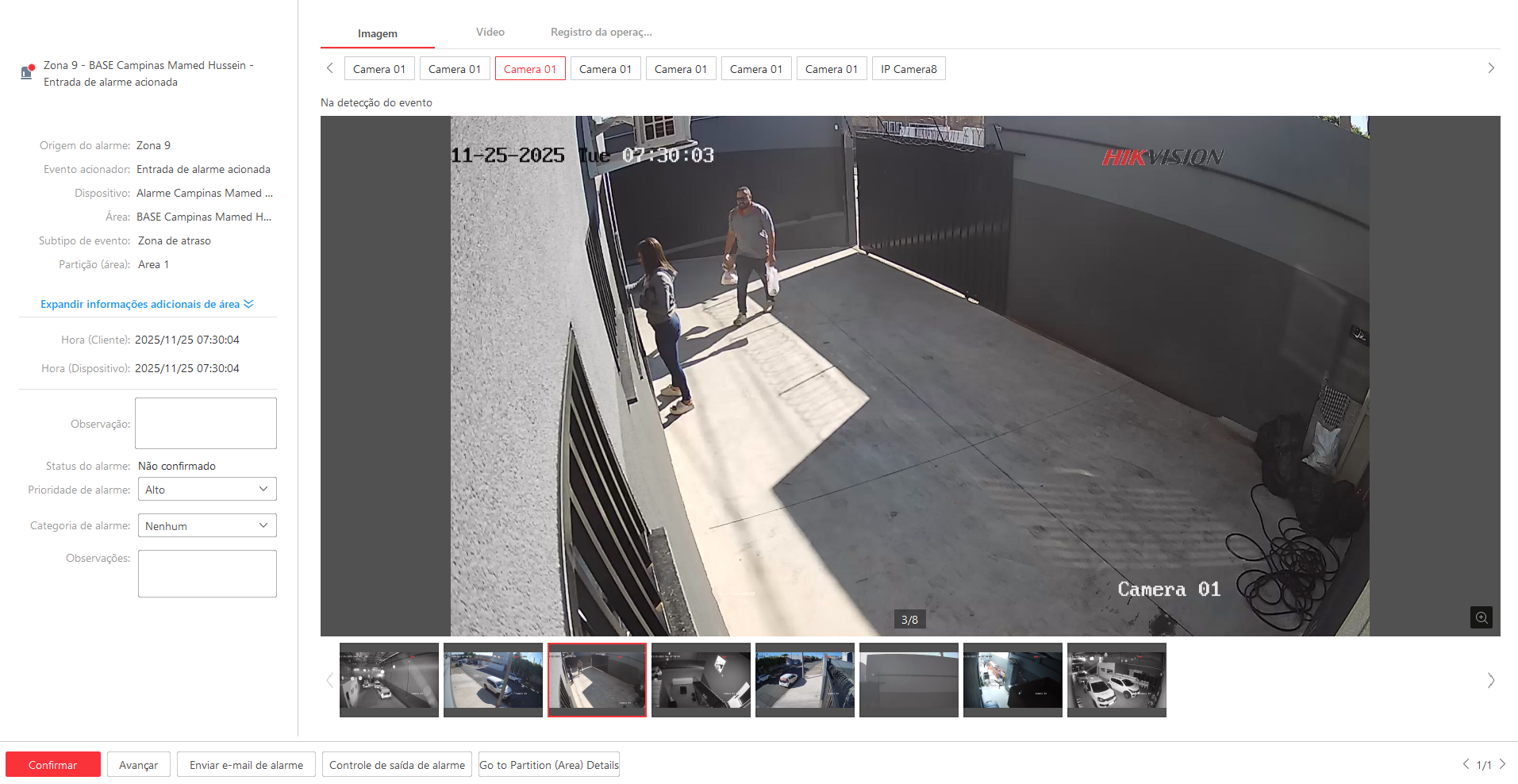 Imagem da ocorrência