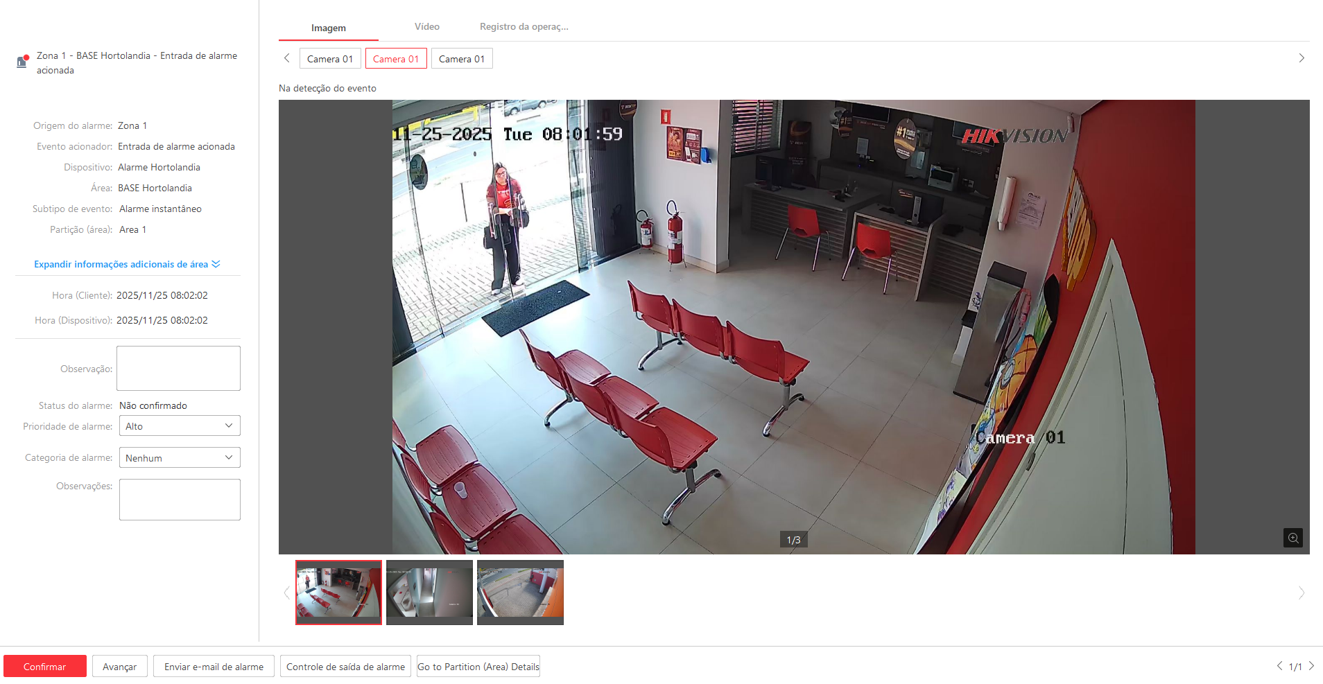 Imagem da ocorrência