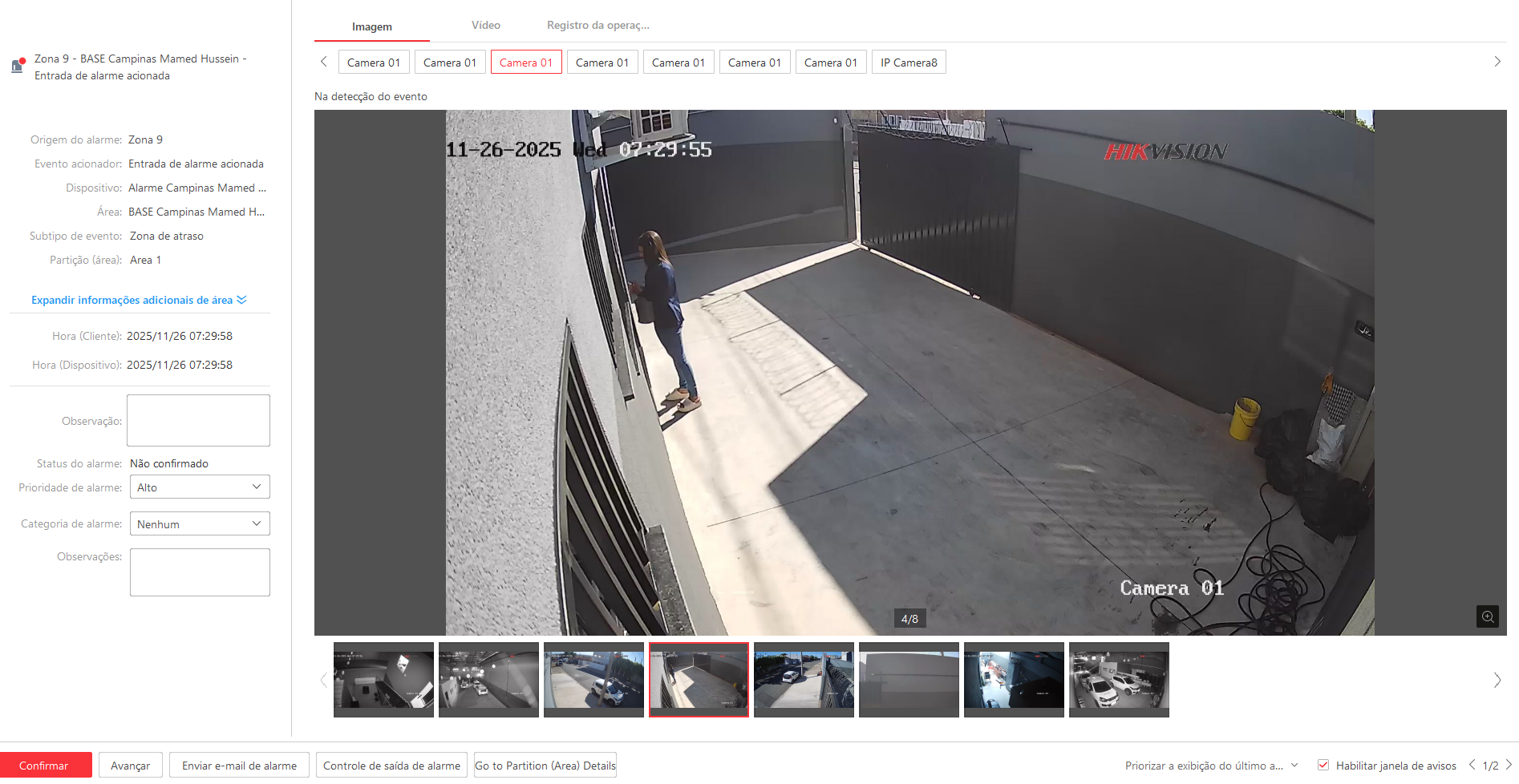 Imagem da ocorrência