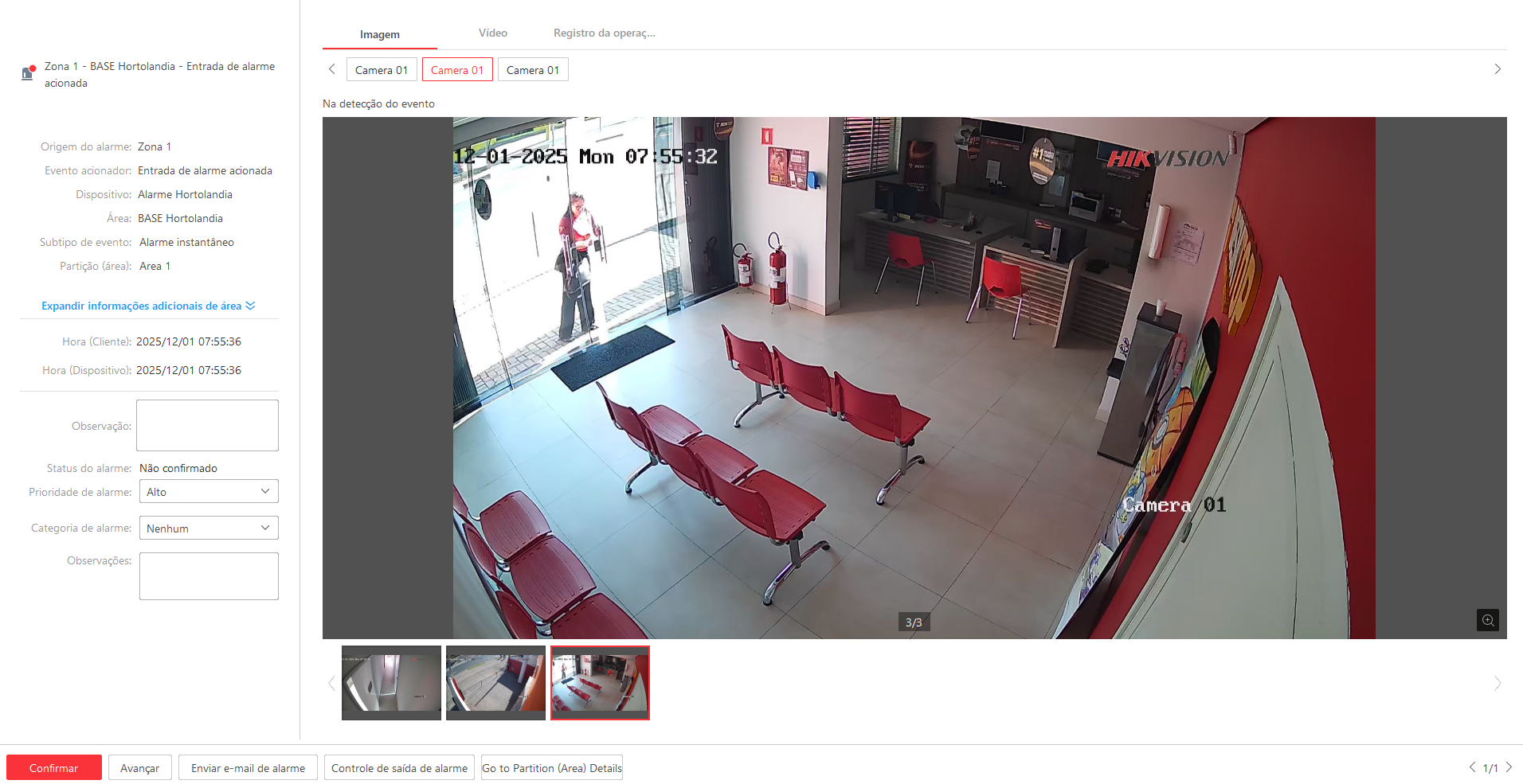 Imagem da ocorrência