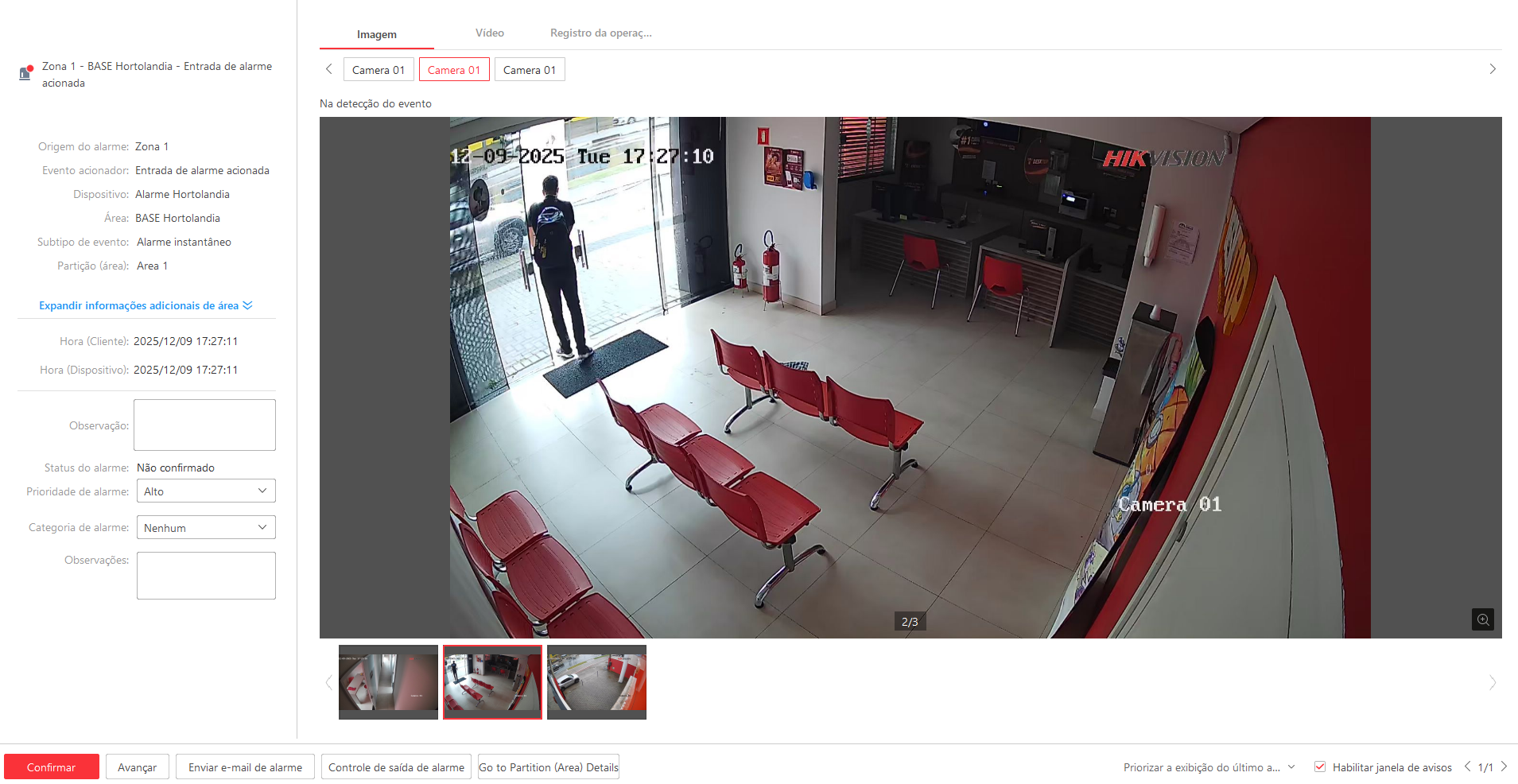 Imagem da ocorrência