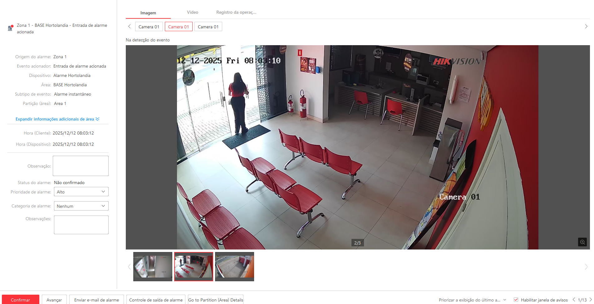 Imagem da ocorrência