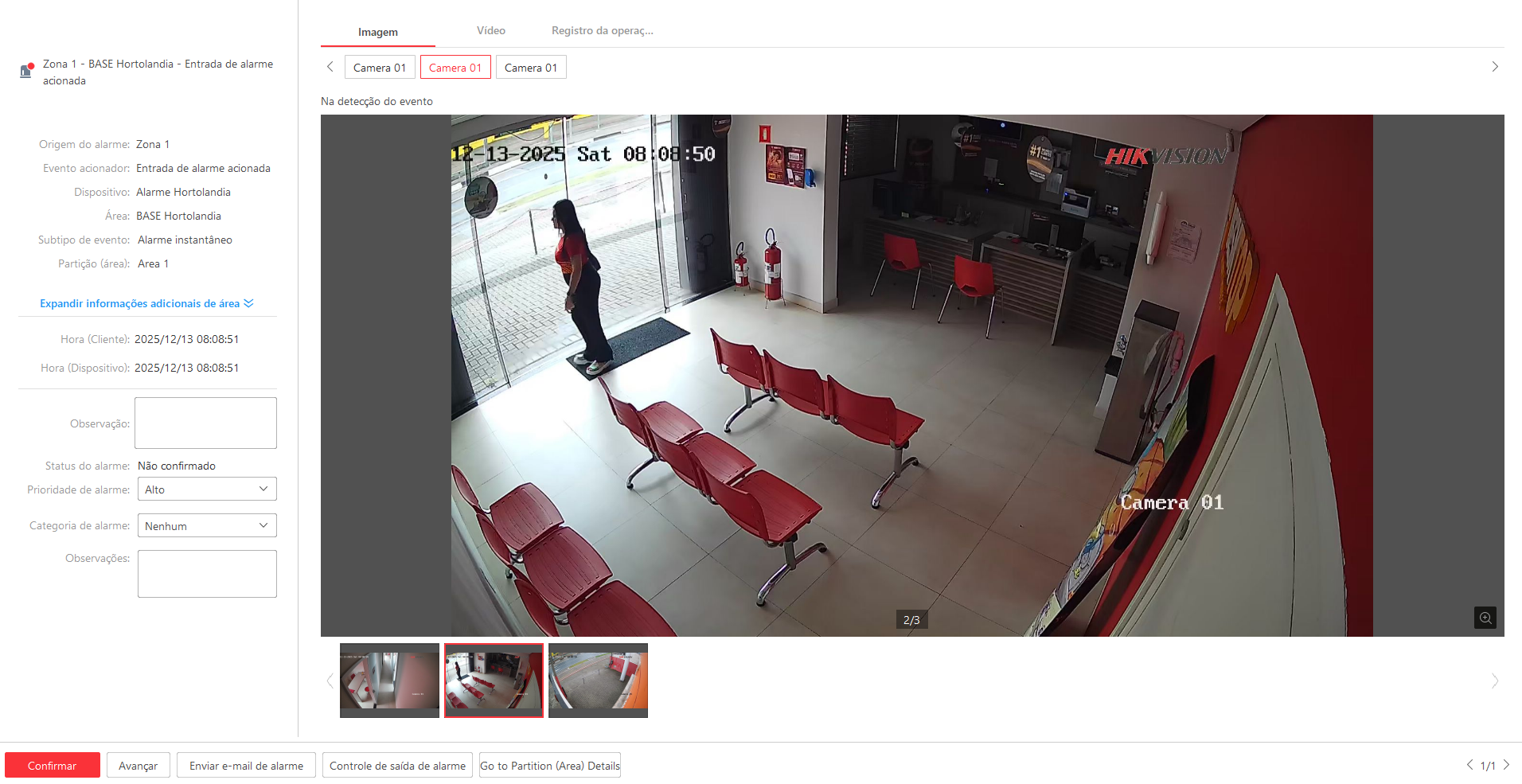 Imagem da ocorrência