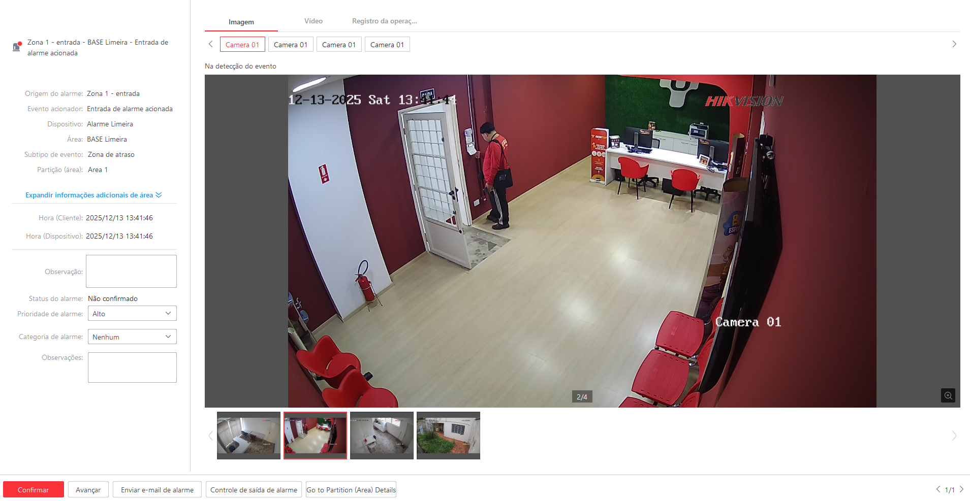 Imagem da ocorrência