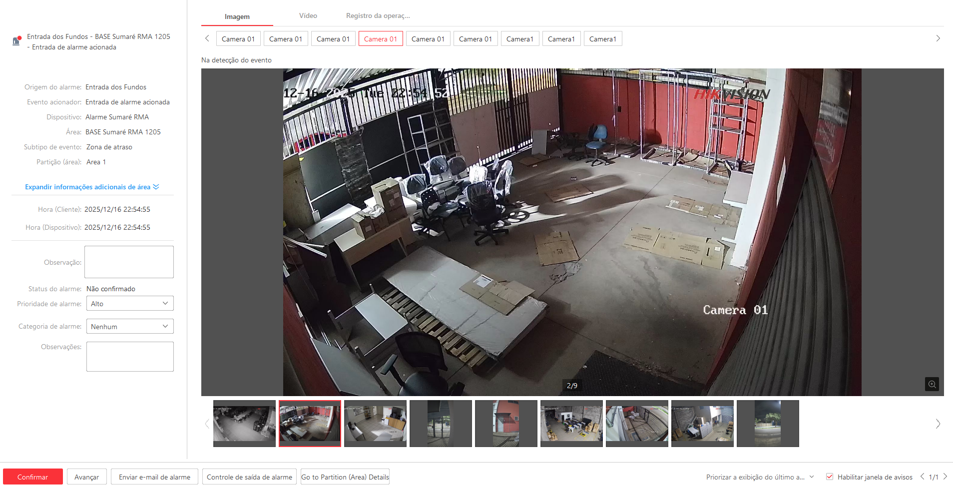 Imagem da ocorrência