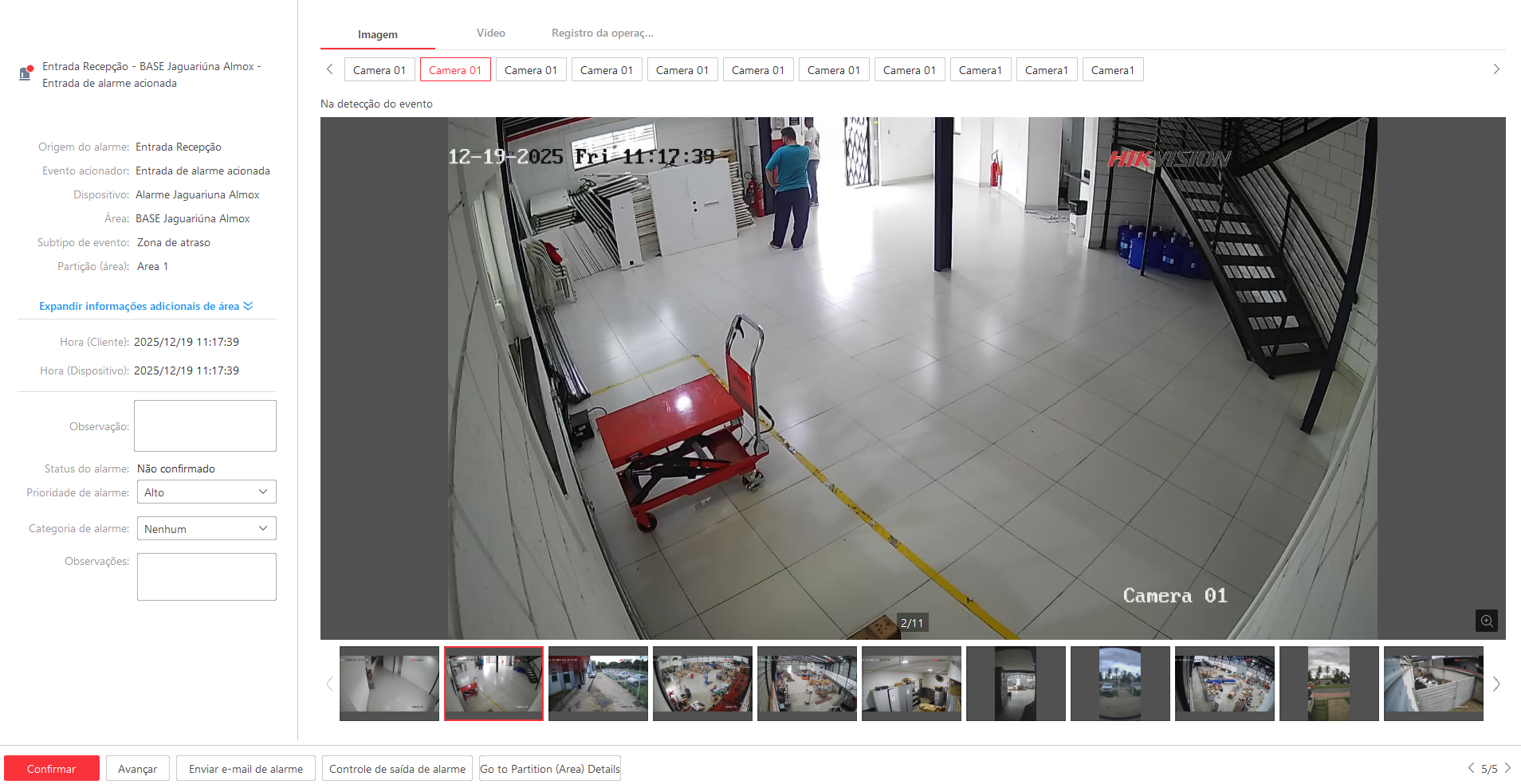 Imagem da ocorrência