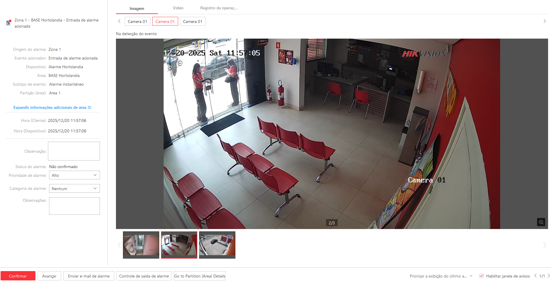 Imagem da ocorrência