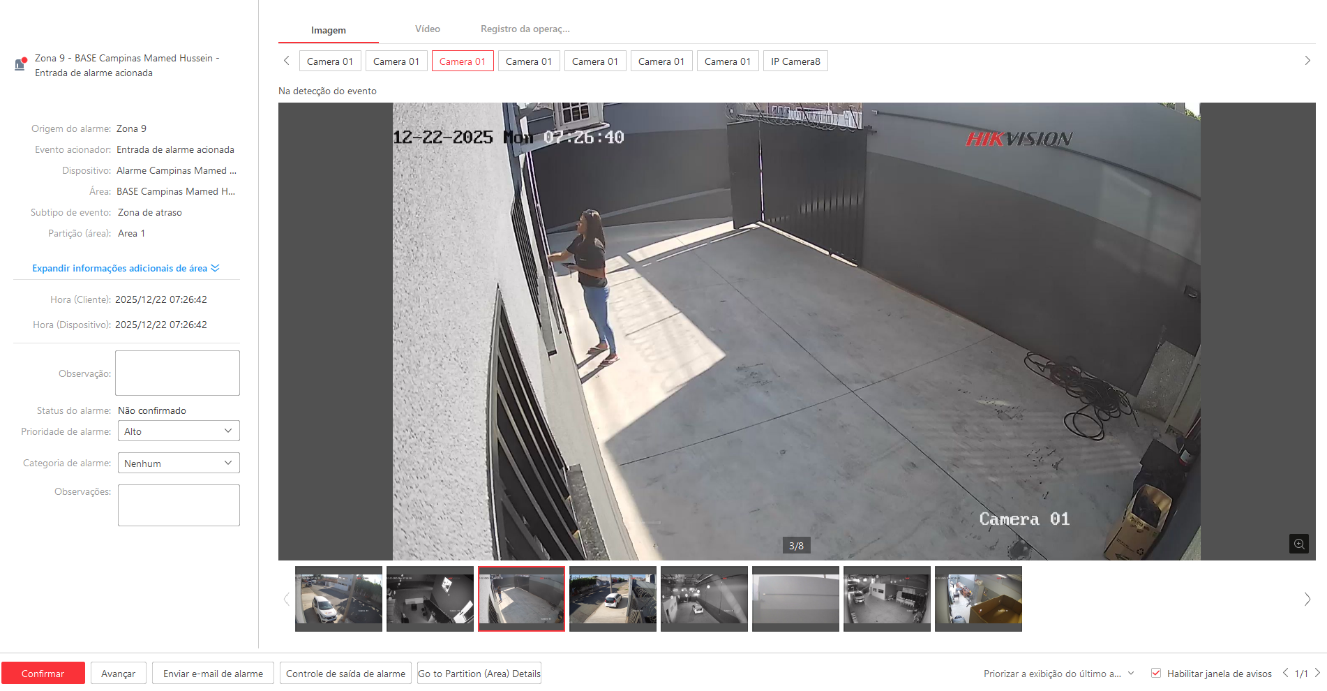 Imagem da ocorrência