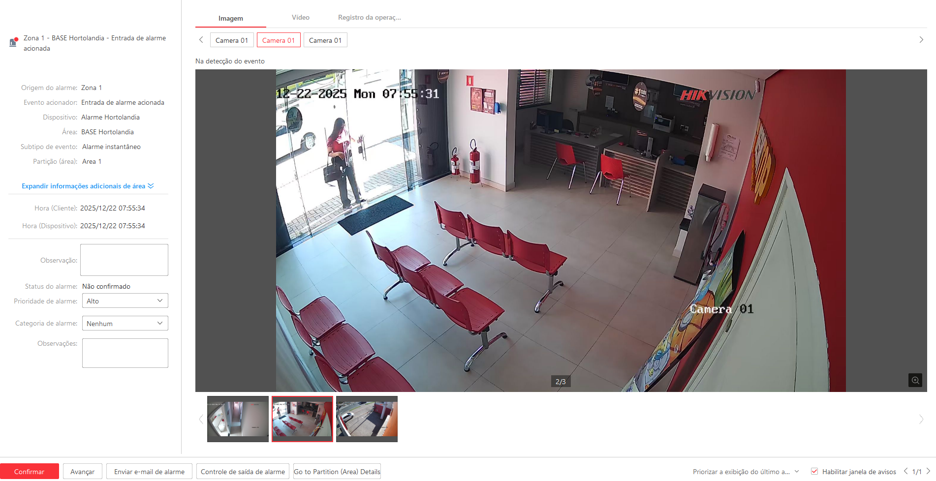 Imagem da ocorrência